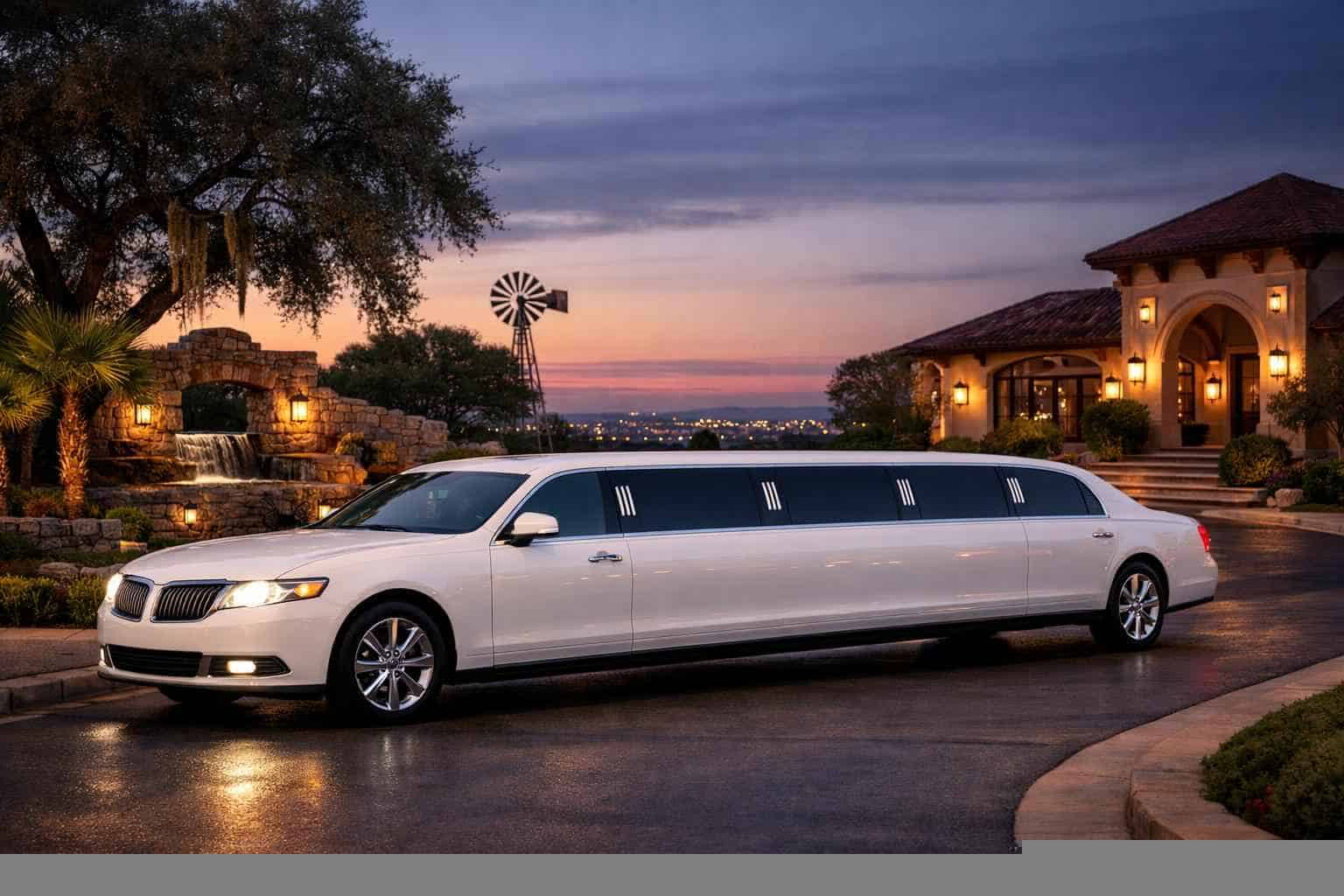 Leon Valley Texas White Limo Rental