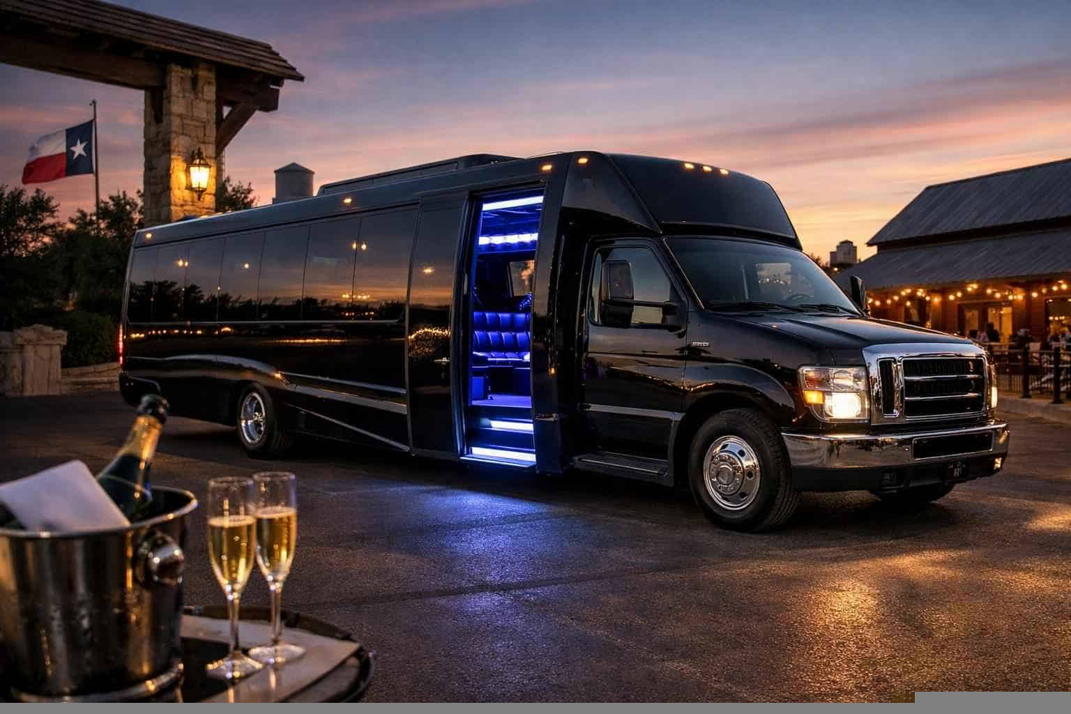 Limo Bus Rental Near Me Cibolo TX