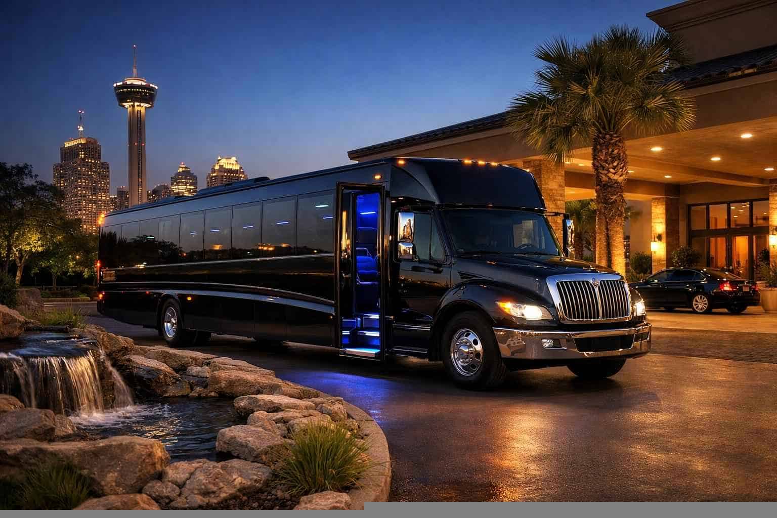 Limo Bus Rental Near Me Converse TX