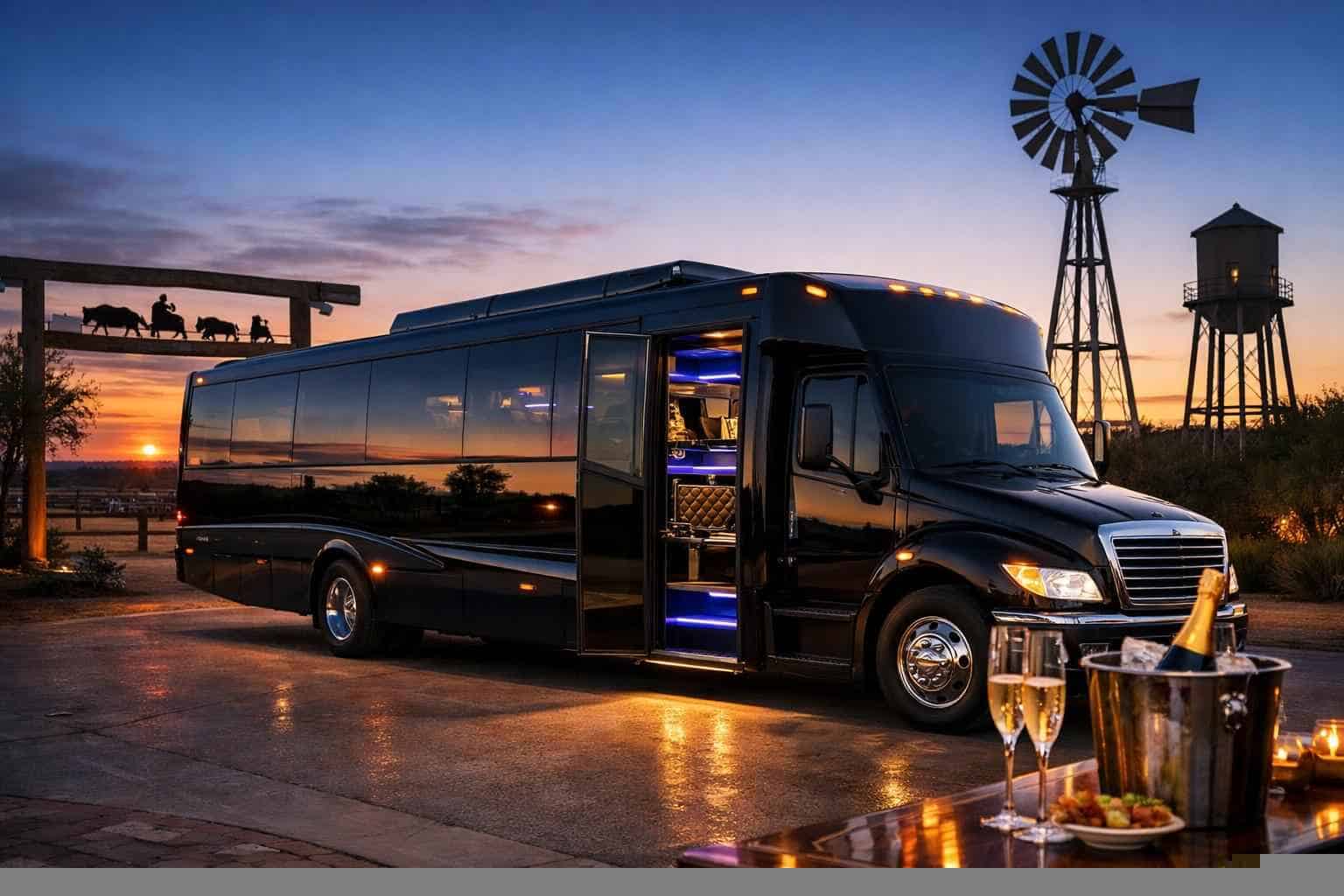 Limo Bus Rental Pleasanton TX