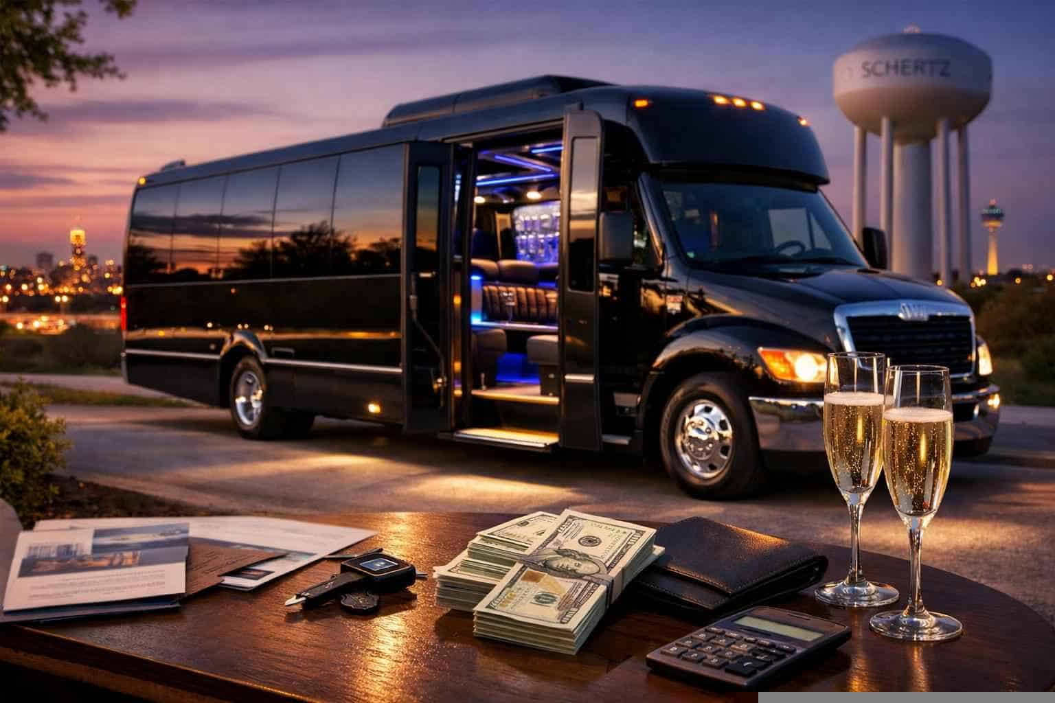 Limo Bus Rental Prices in Schertz TX