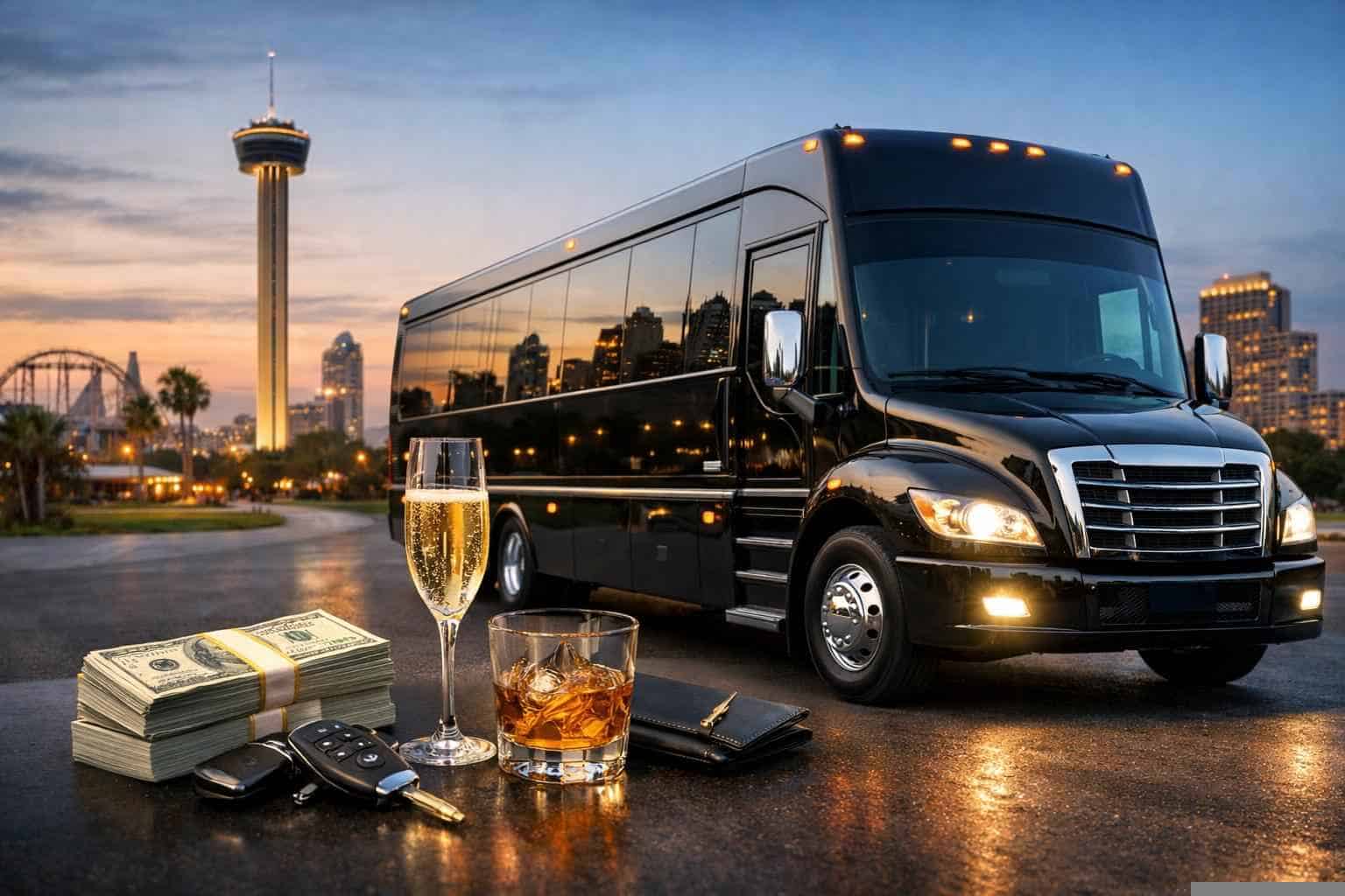 Limo Bus Rental Prices in Universal City TX