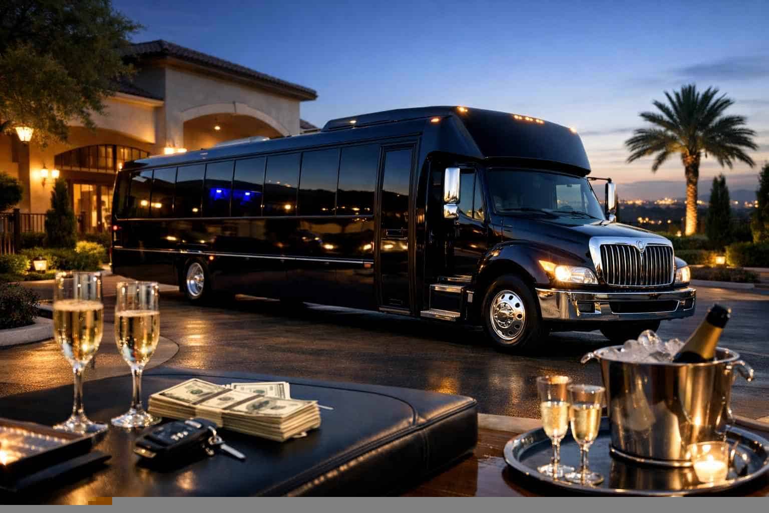 Limo Bus Rental Prices in Windcrest TX