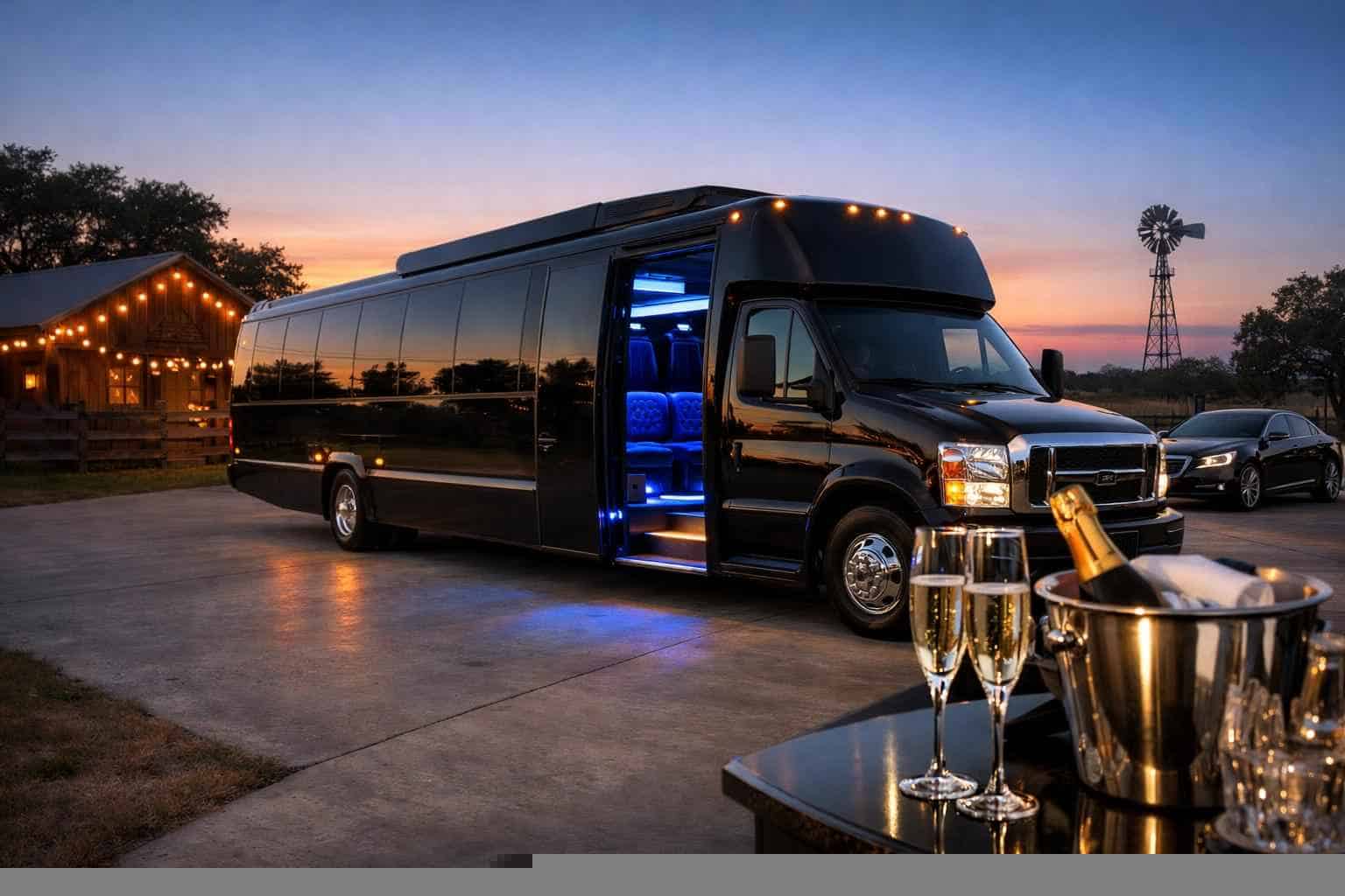 Limo Bus Rental Services in La Vernia Texas