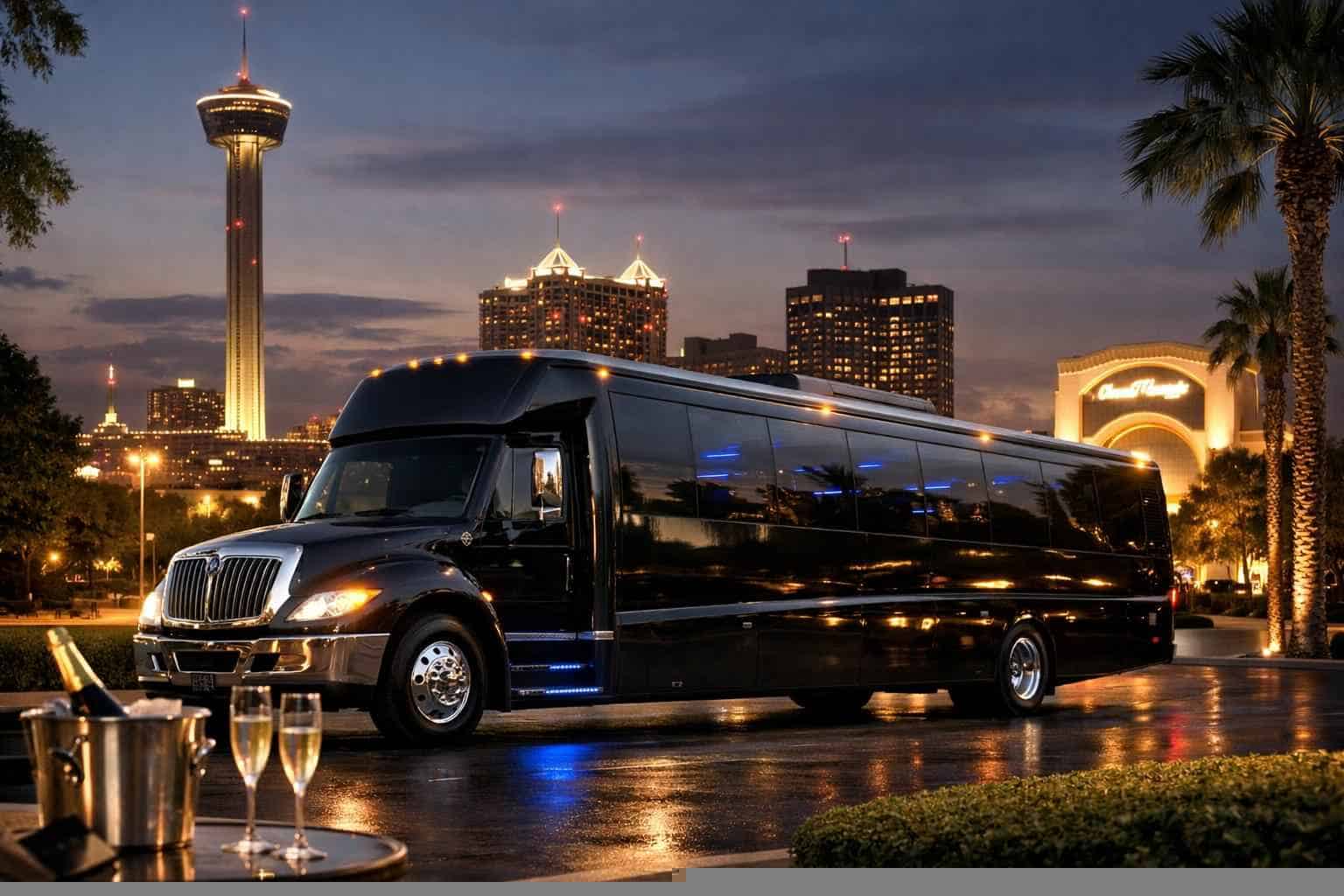 Limo Bus Rental Services in Universal City Texas