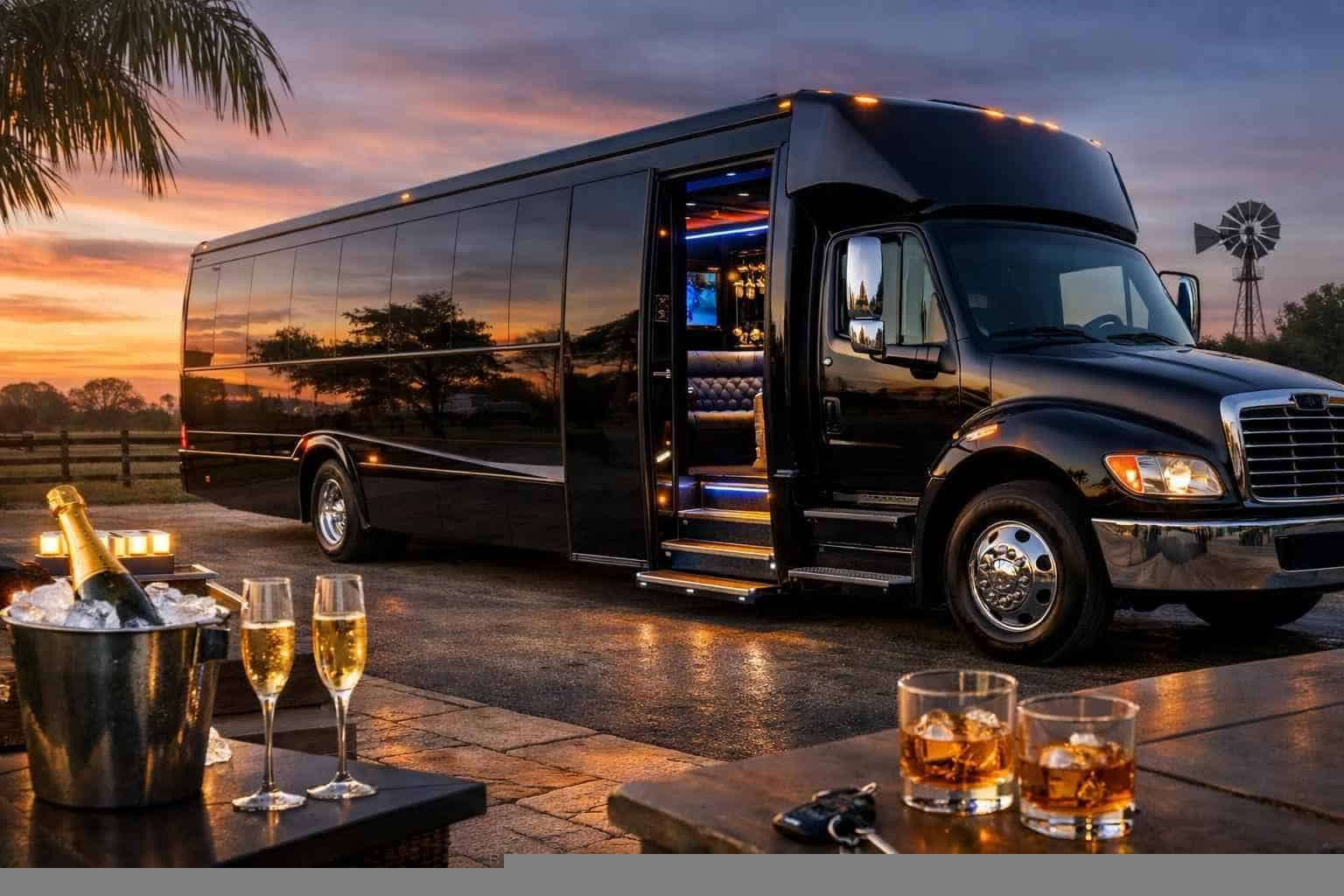 Limo Bus Service Pleasanton TX