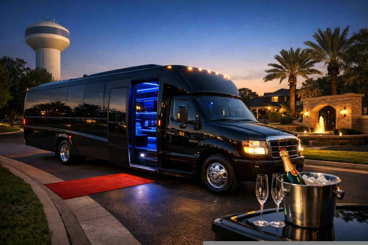 Limo Bus Service Windcrest TX