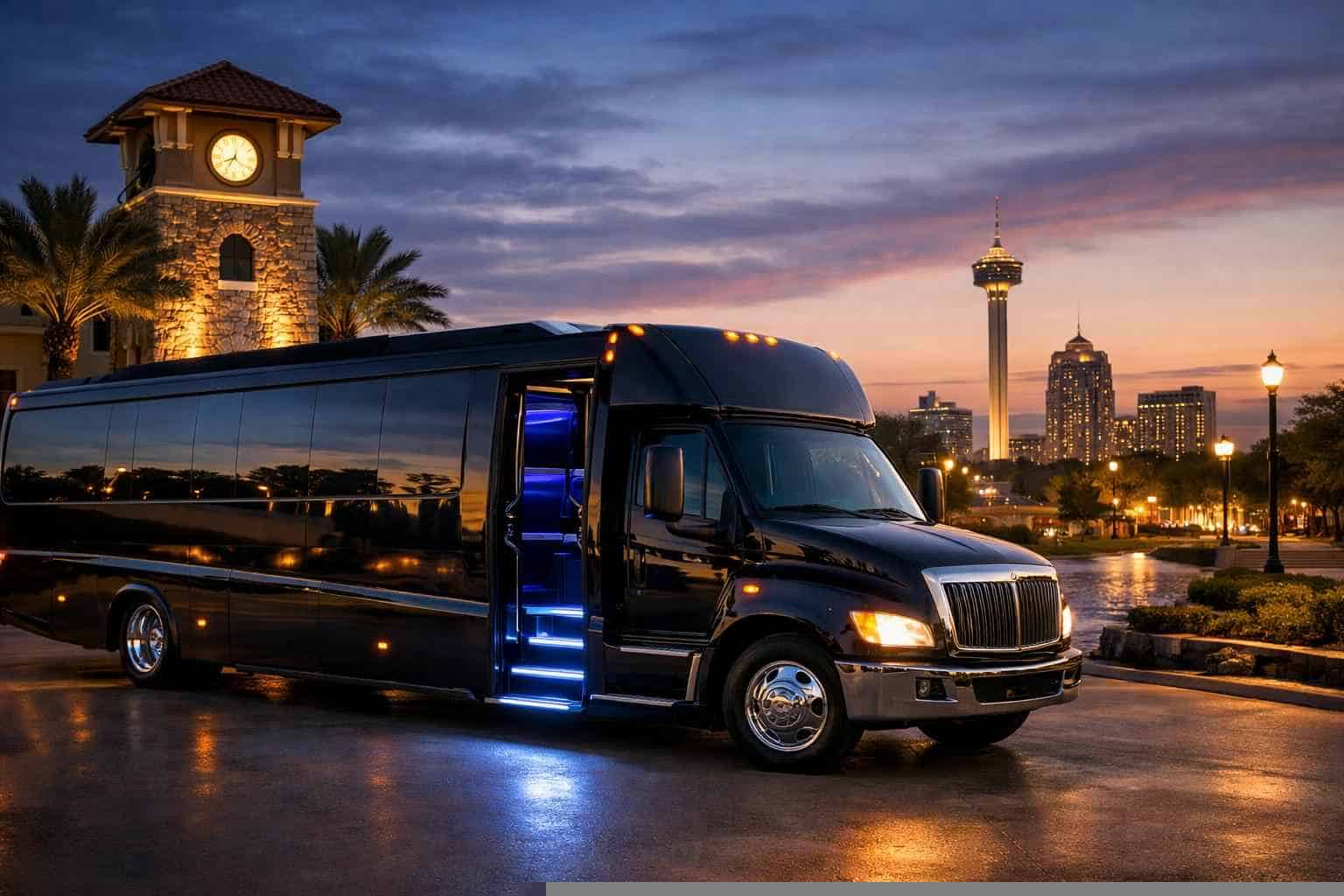 Limo Buses in Leon Valley Texas