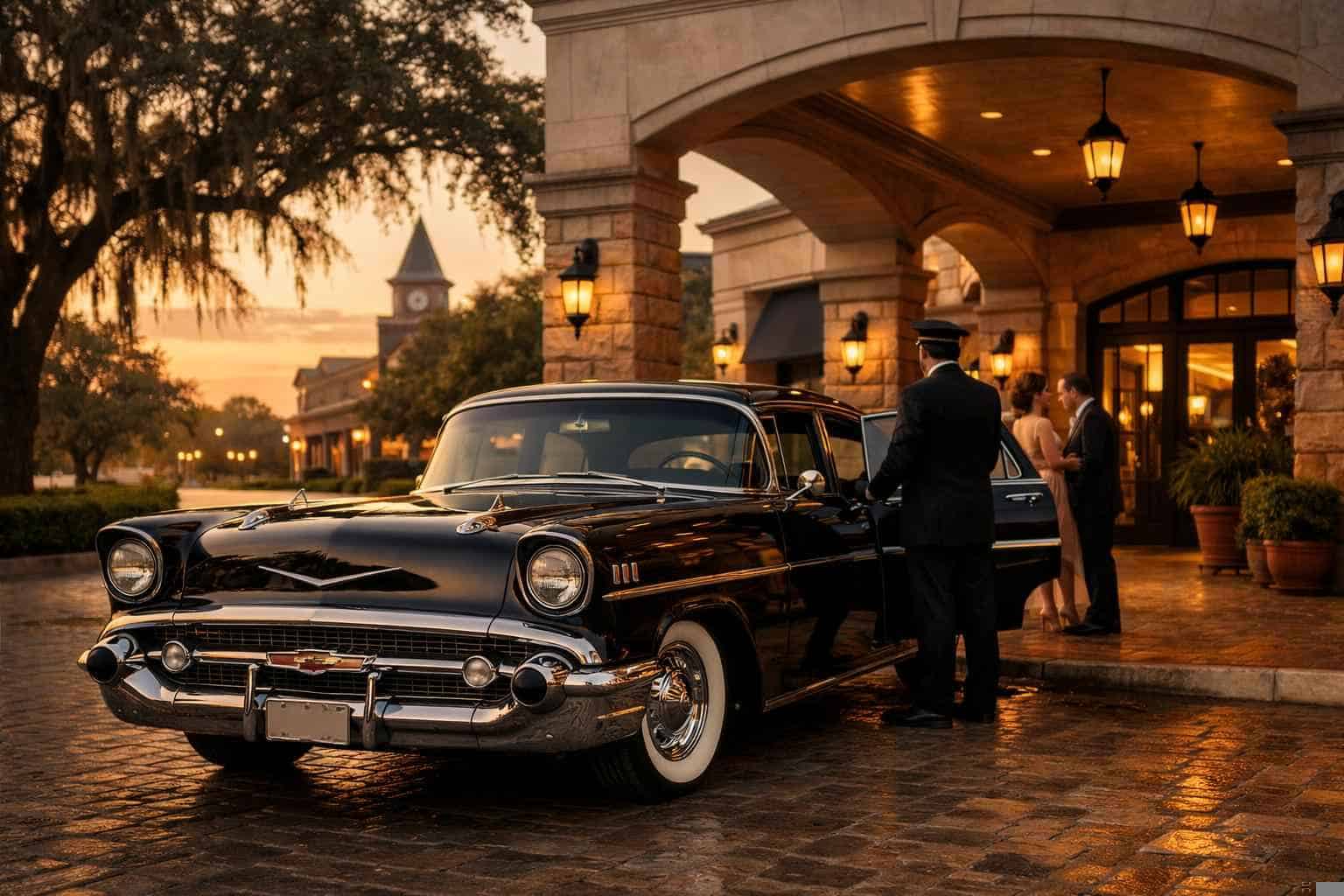 Live Oak Texas Classic Car Chauffeur Service