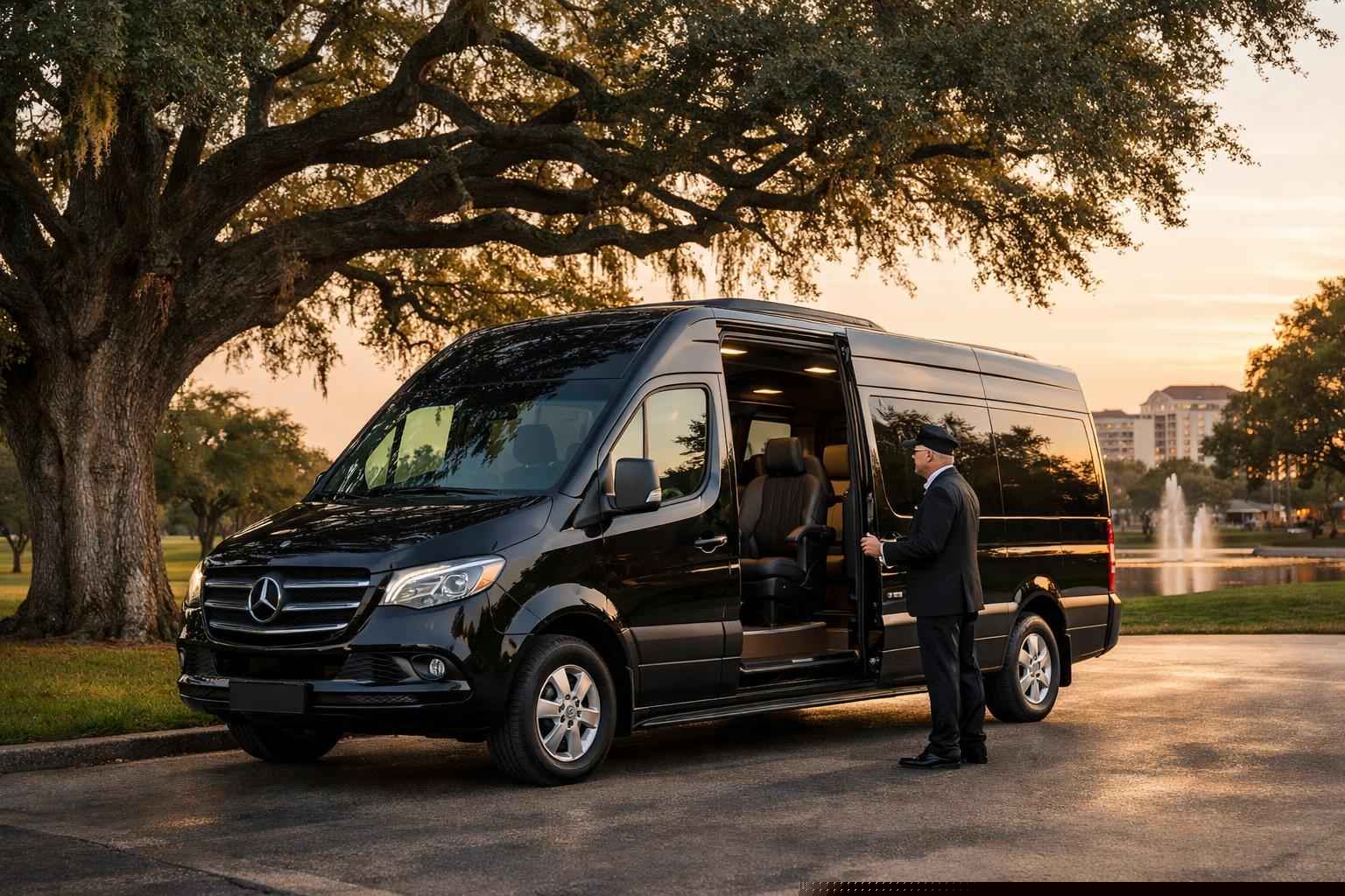 Live Oak Texas Passenger Van with Driver