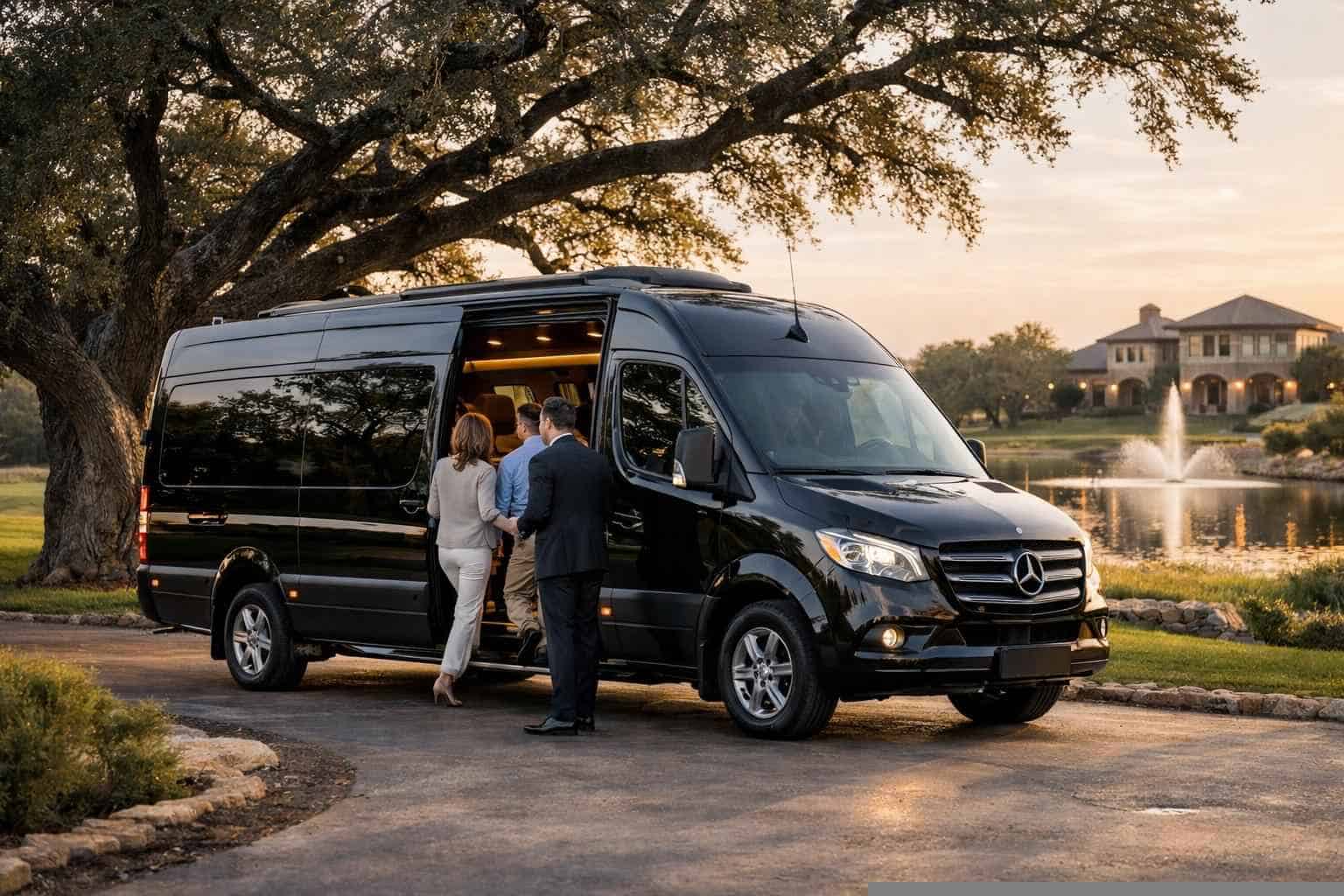 Live Oak Texas Sprinter Van Rental with Driver