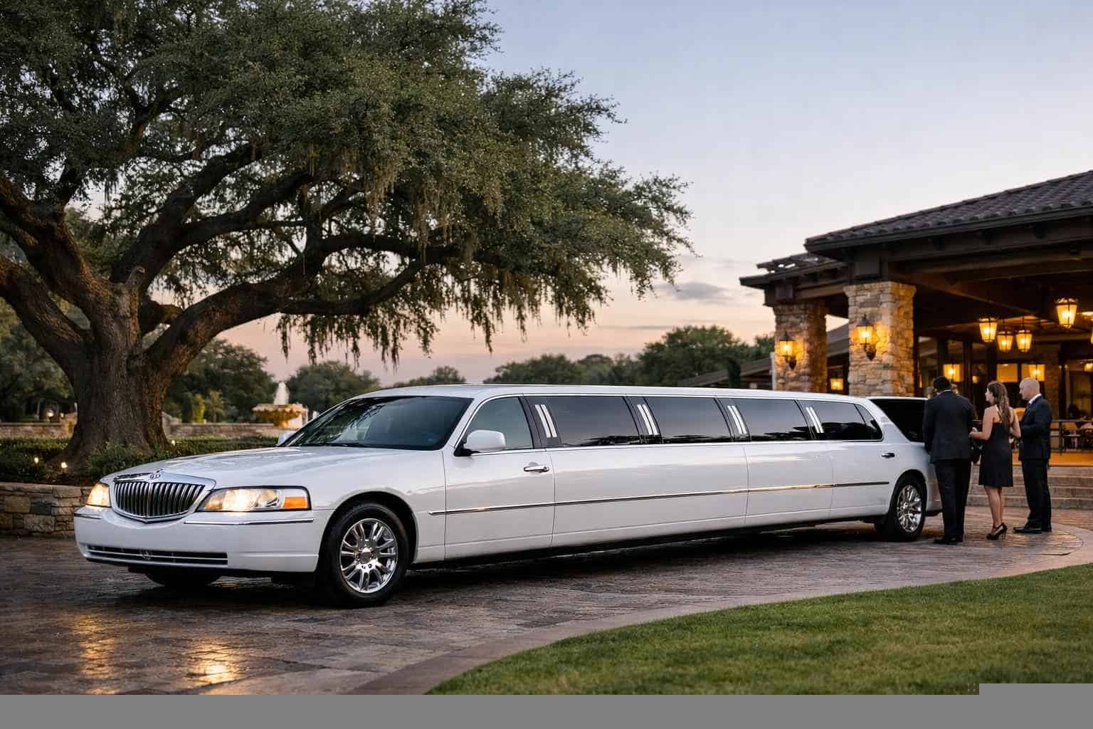 Live Oak Texas White Limo Rental