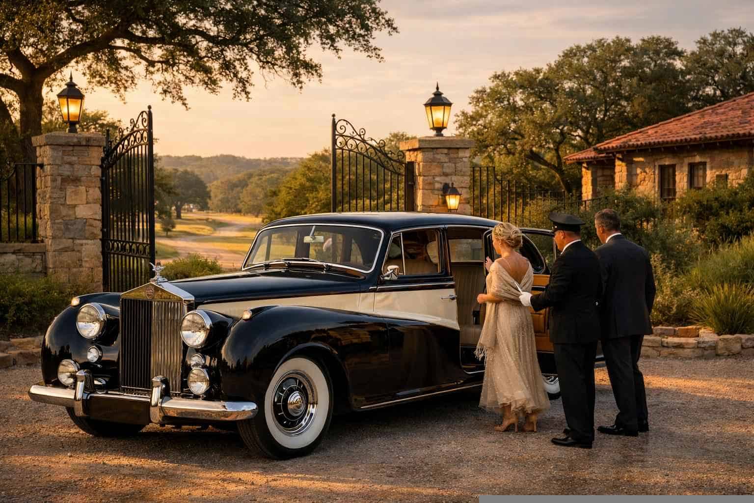 Luxury Antique Vehicle Rental with Driver in Leon Valley Texas