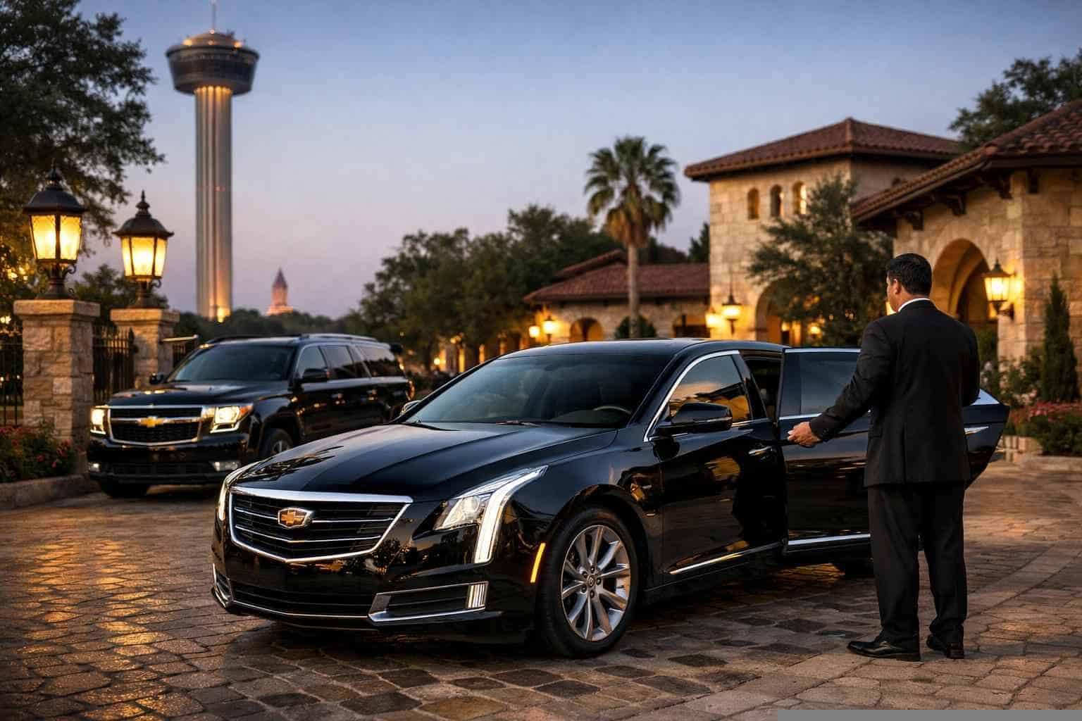 Luxury Black Car Service in Alamo Heights Texas
