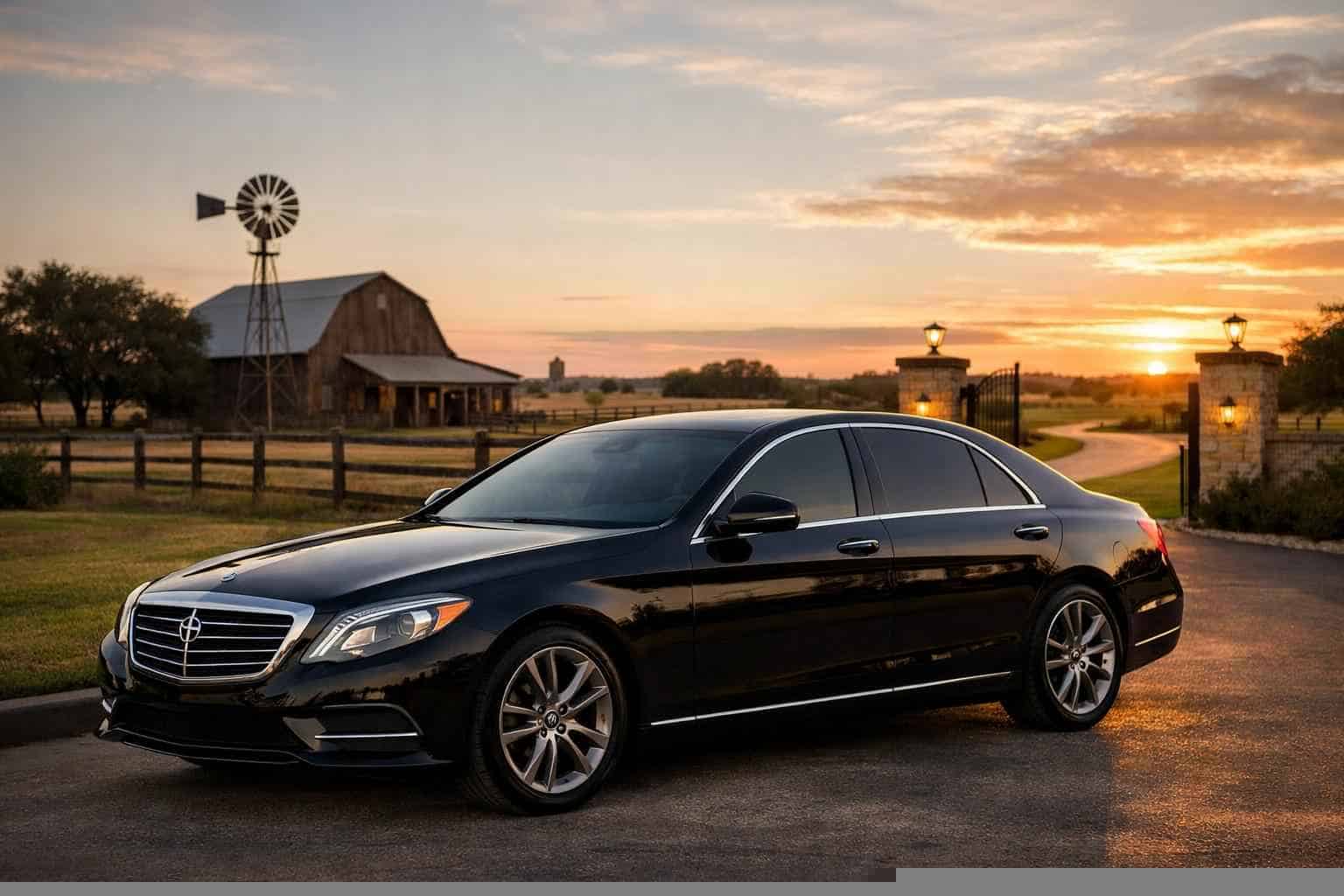 Luxury Black Car Service in Floresville Texas