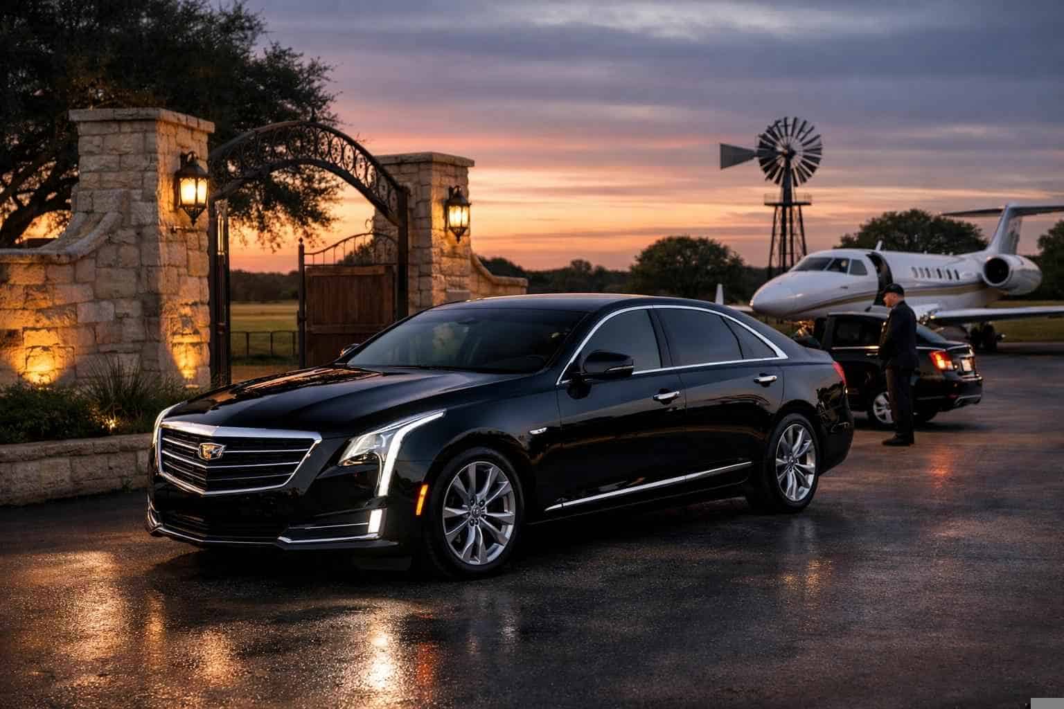 Luxury Black Car Service in La Vernia Texas