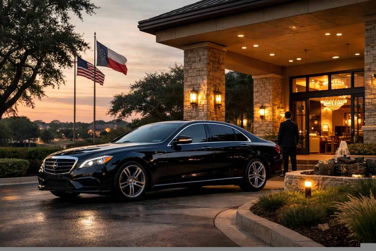 Luxury Black Car Service in Live Oak Texas