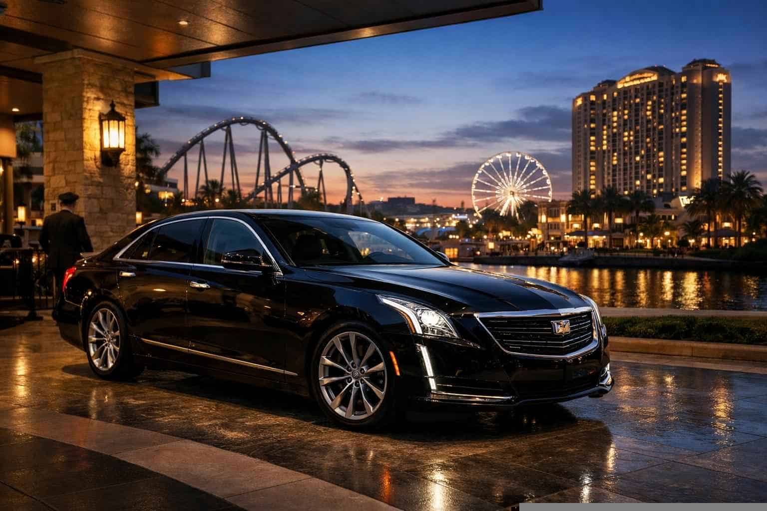 Luxury Black Car Service in Universal City Texas