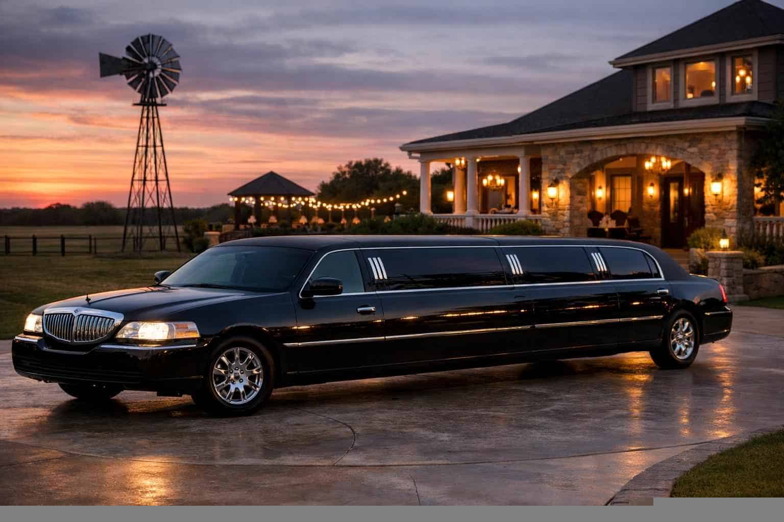 Luxury Black Limo Rental in Floresville Texas