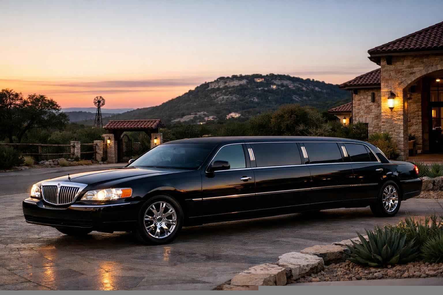 Luxury Black Limo Rental in Helotes Texas