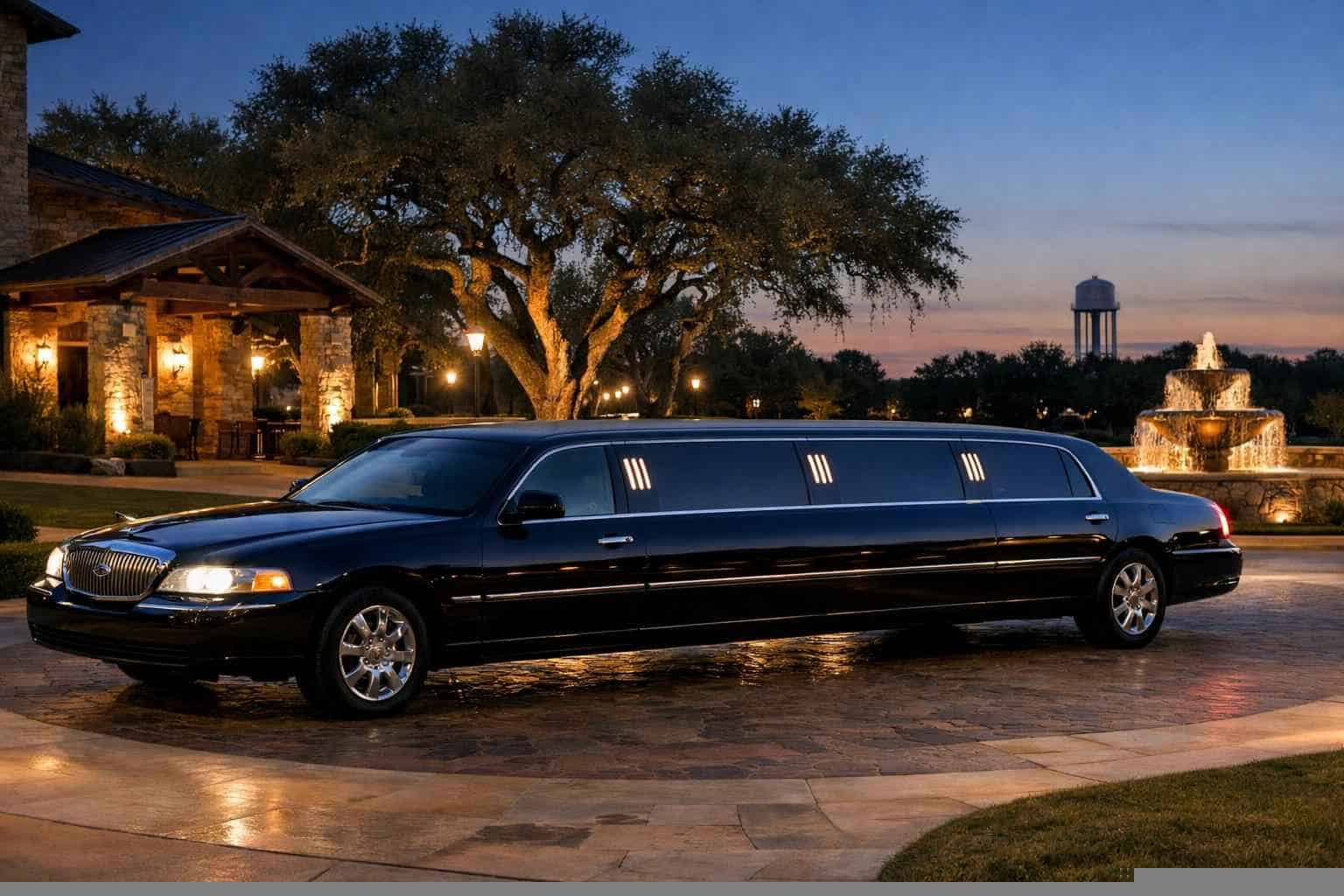 Luxury Black Limo Rental in Live Oak Texas