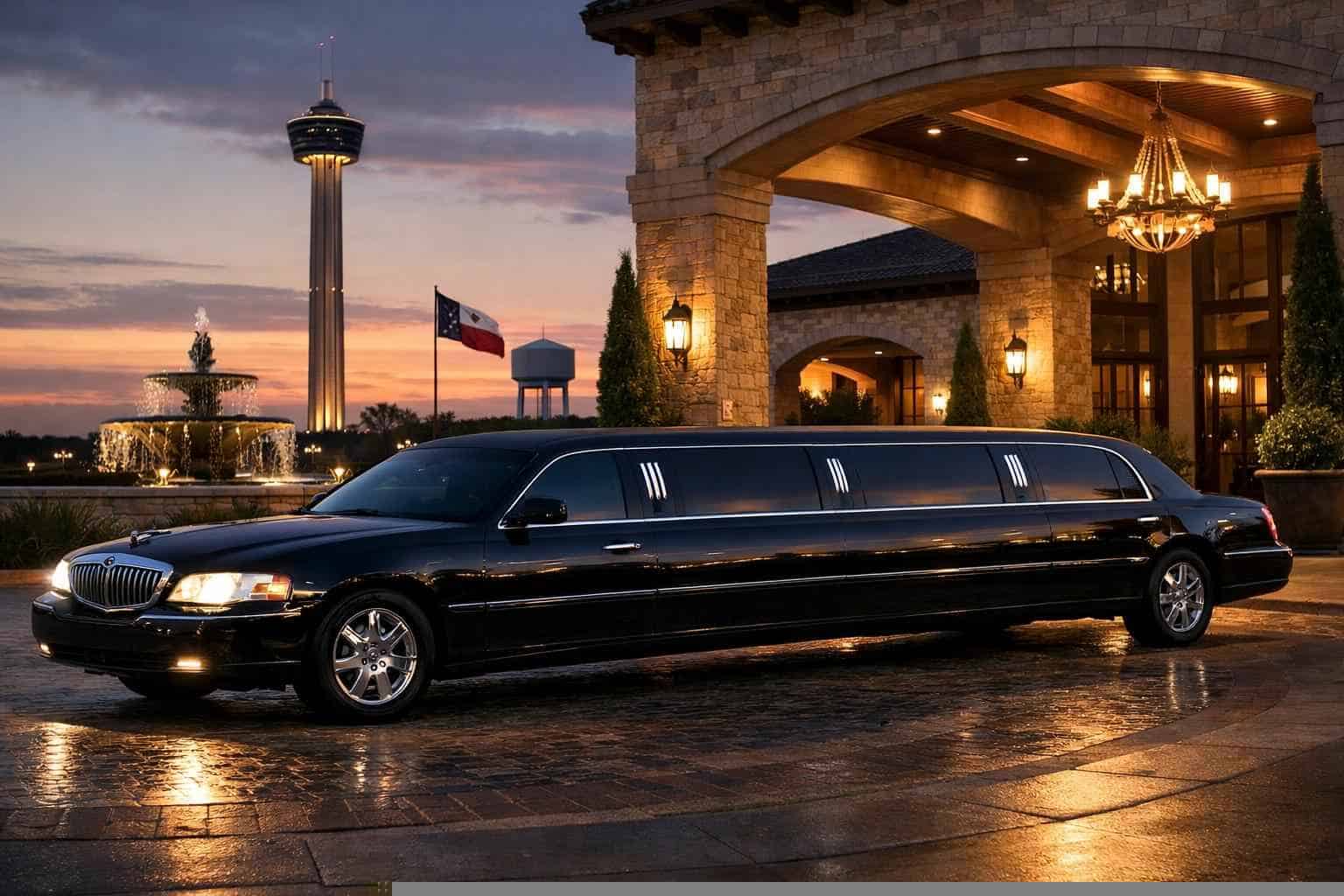 Luxury Black Limo Rental in Schertz Texas