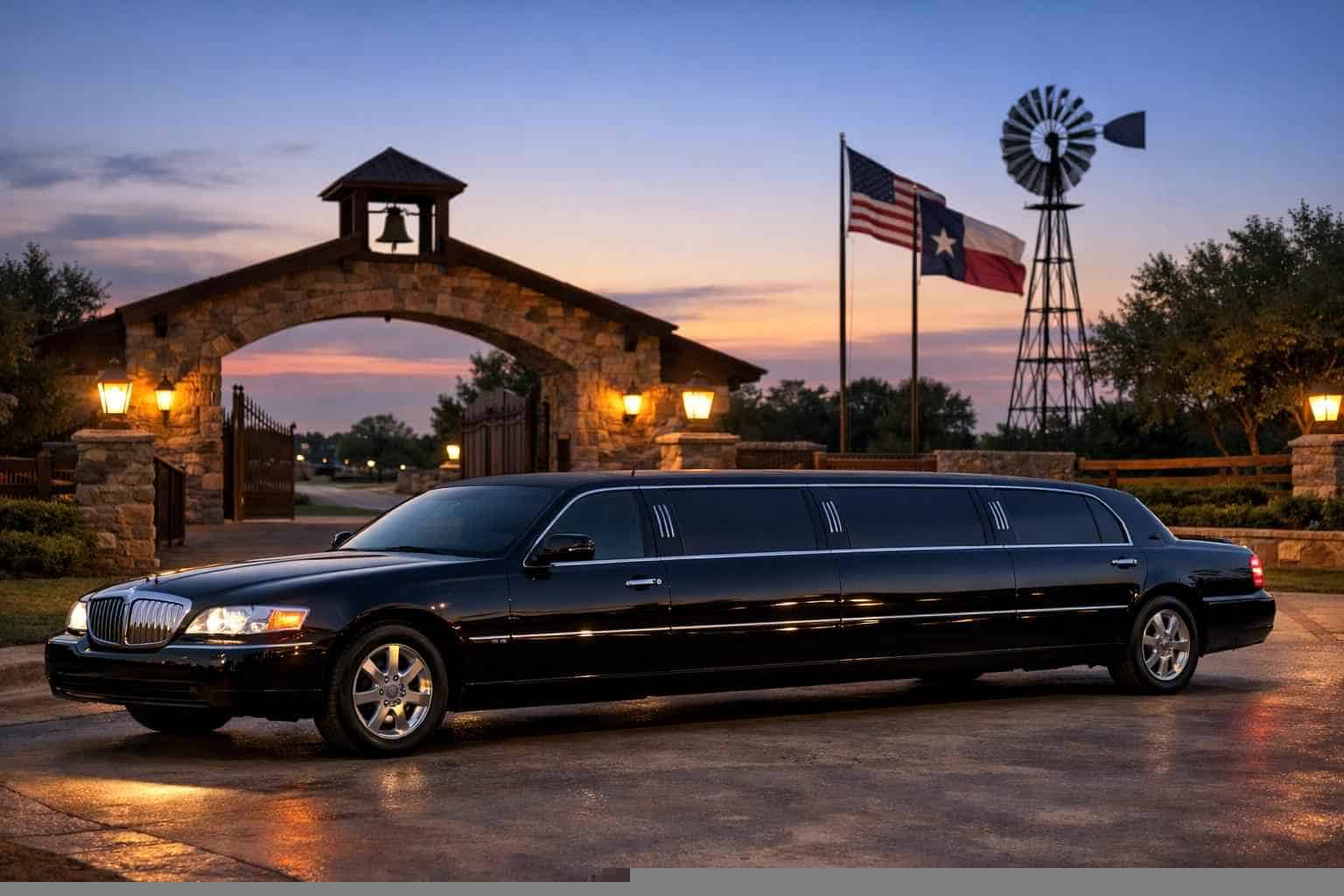 Luxury Black Limo Rental in Seguin Texas