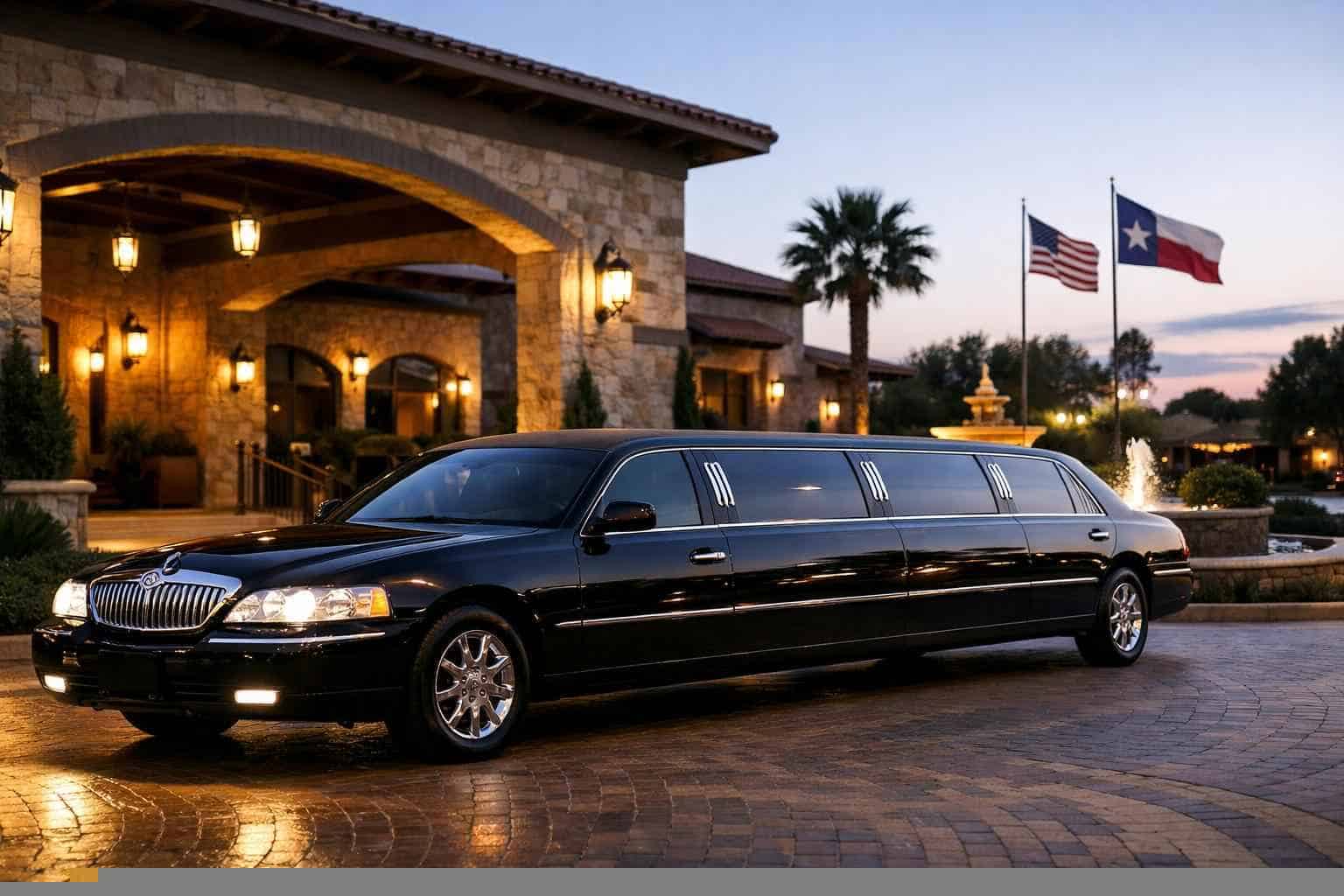 Luxury Black Limo Rental in Windcrest Texas