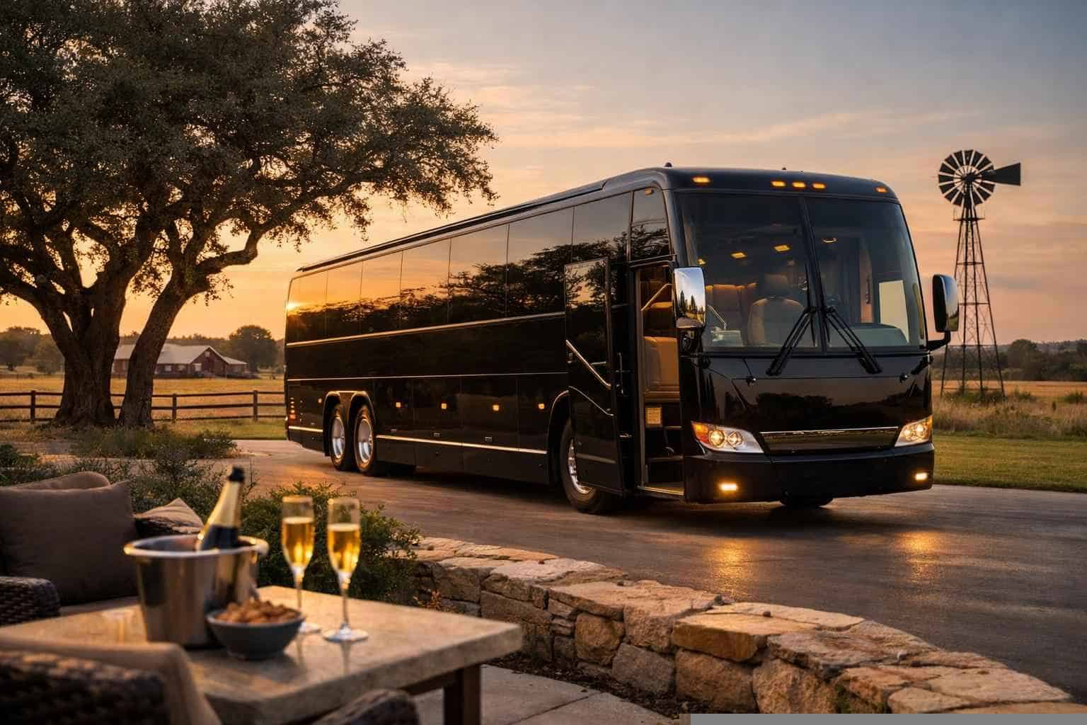 Luxury Bus Rental in Floresville Texas