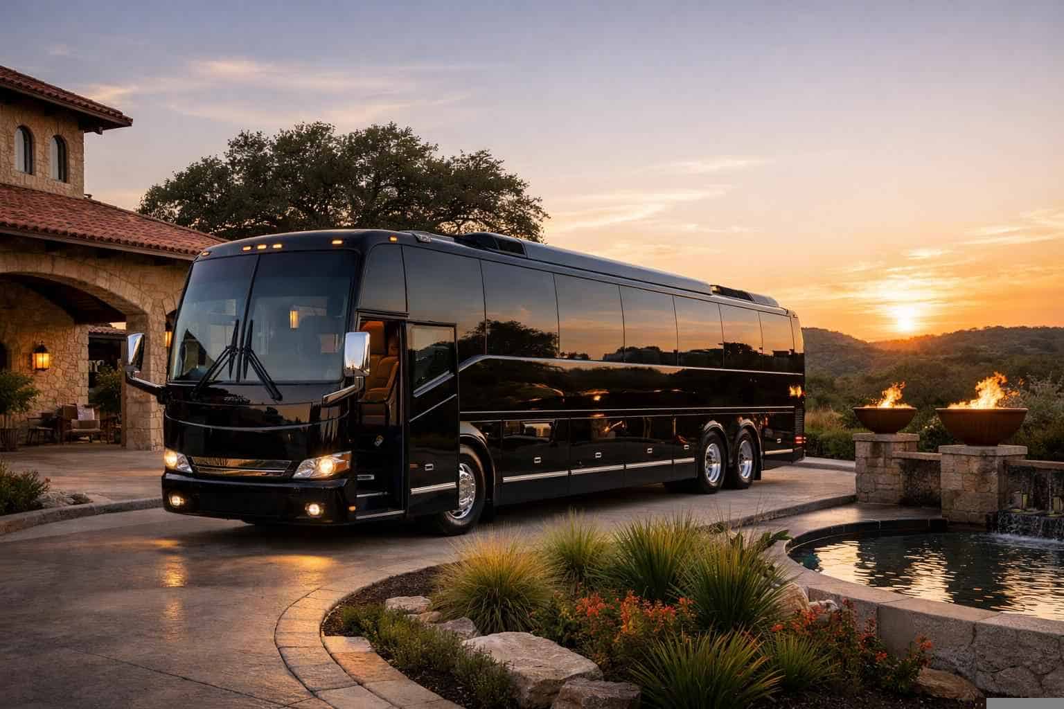Luxury Bus Rental in Leon Valley Texas