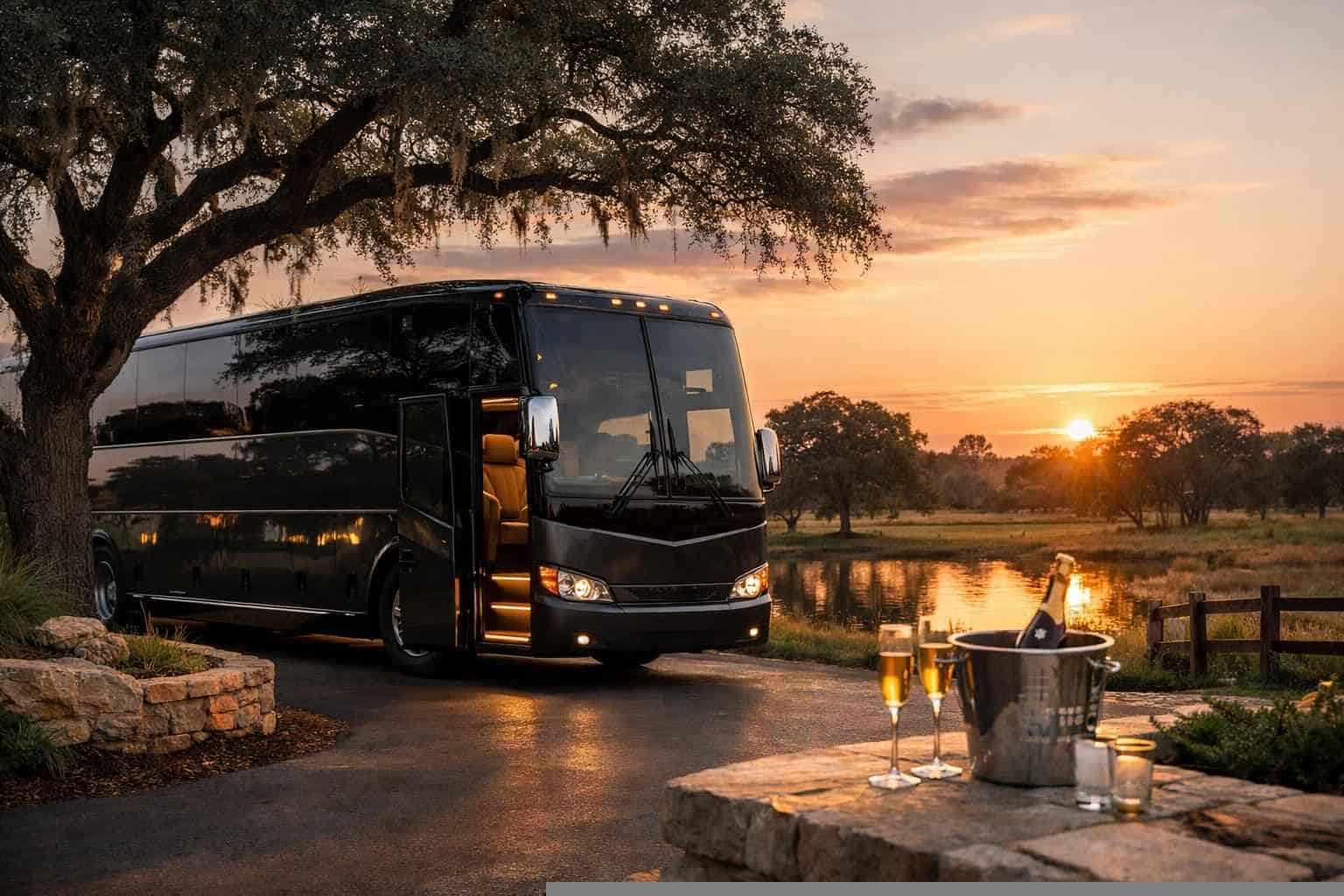 Luxury Bus Rental in Live Oak Texas