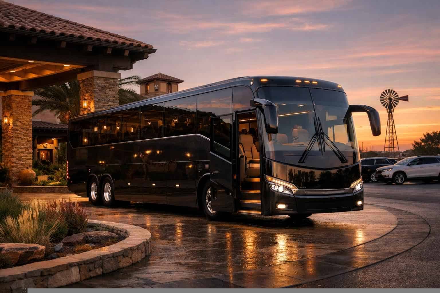 Luxury Bus Rental in Schertz Texas