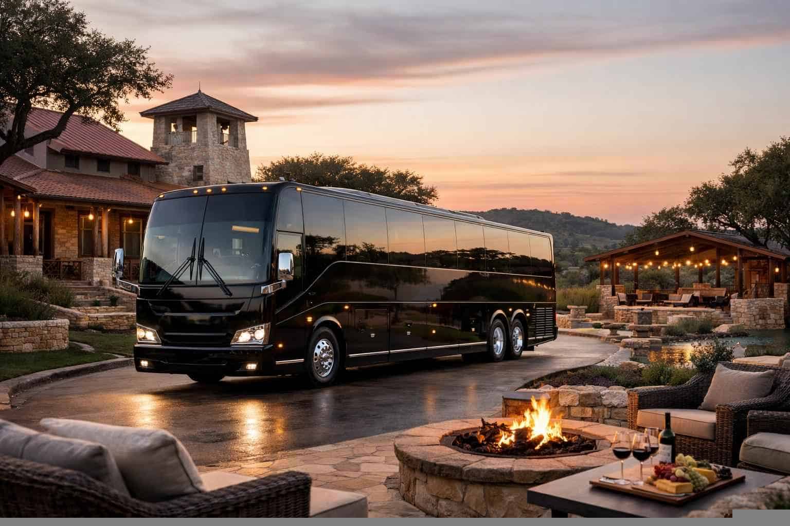 Luxury Charter Bus Rental in Boerne Texas