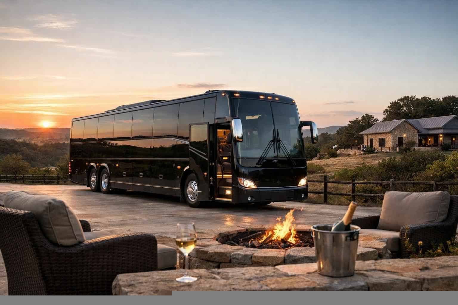 Luxury Charter Bus Rental in Bulverde Texas