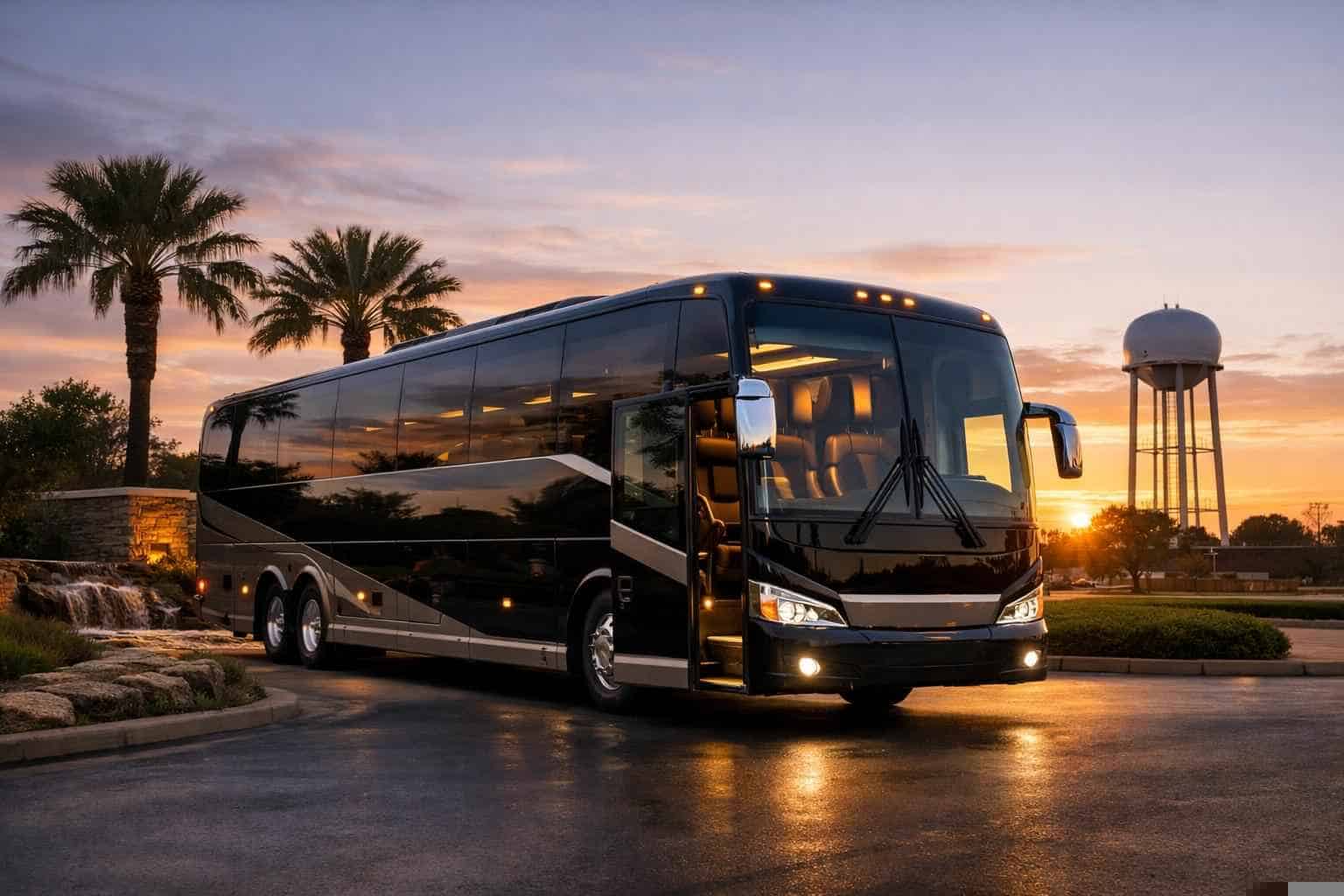 Luxury Charter Bus Rental in Converse Texas