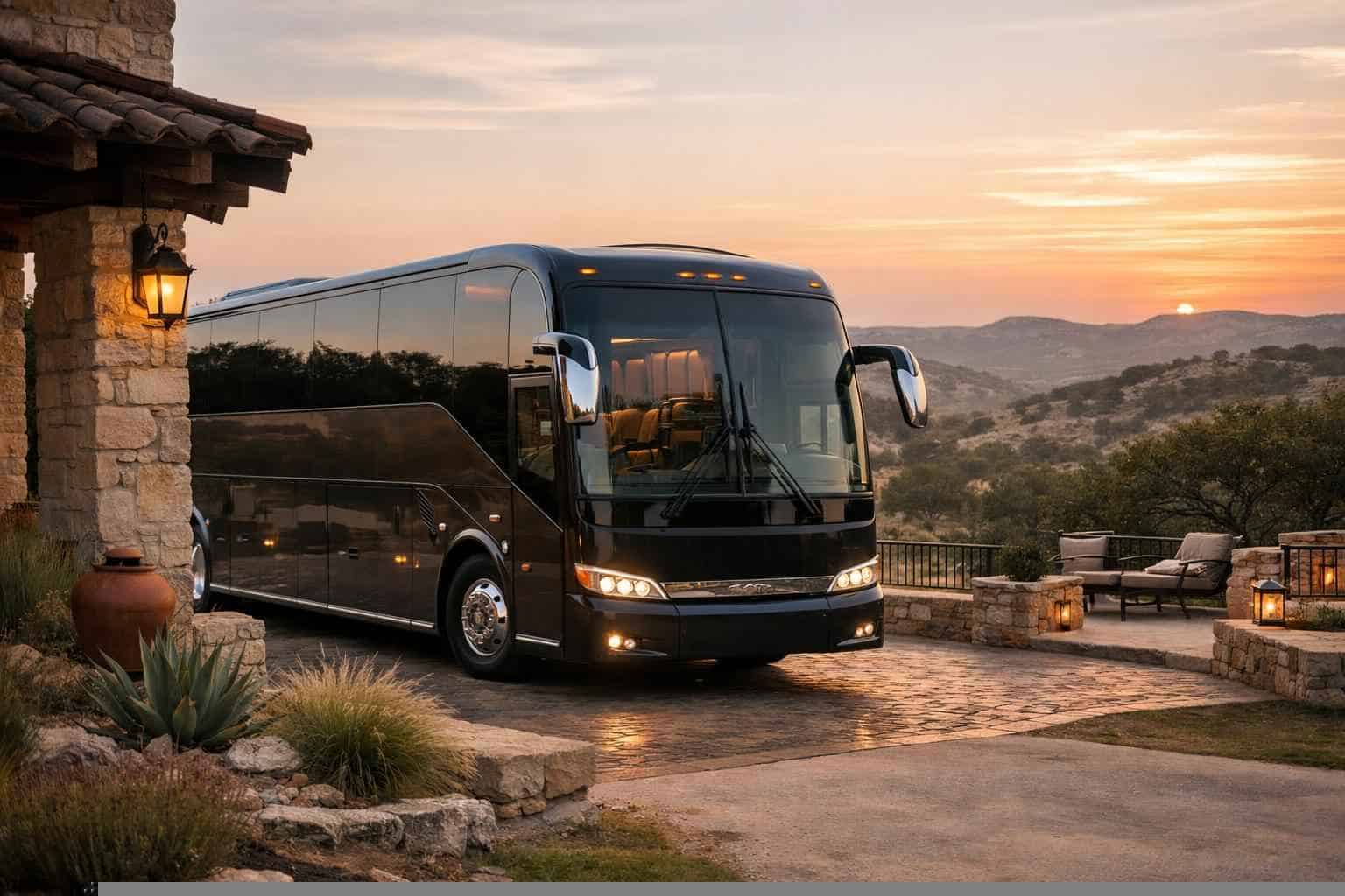 Luxury Charter Bus Rental in Helotes Texas