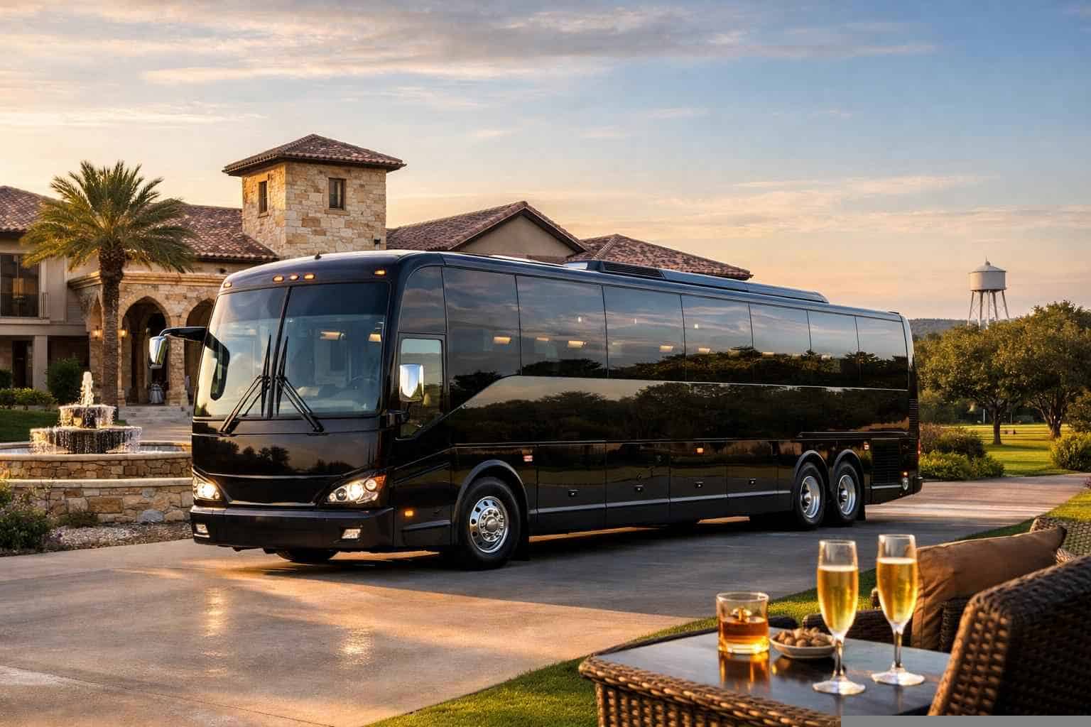 Luxury Charter Bus Rental in Schertz Texas