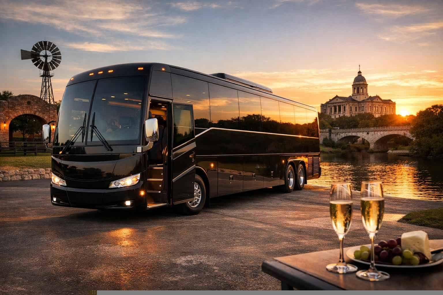 Luxury Charter Bus Rental in Seguin Texas