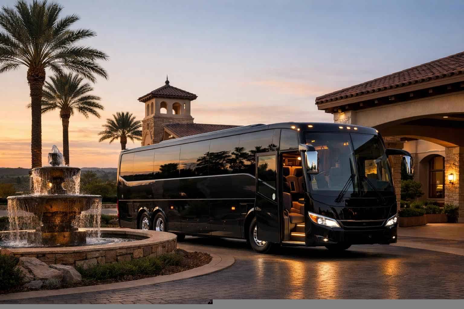 Luxury Charter Bus Rental in Selma Texas