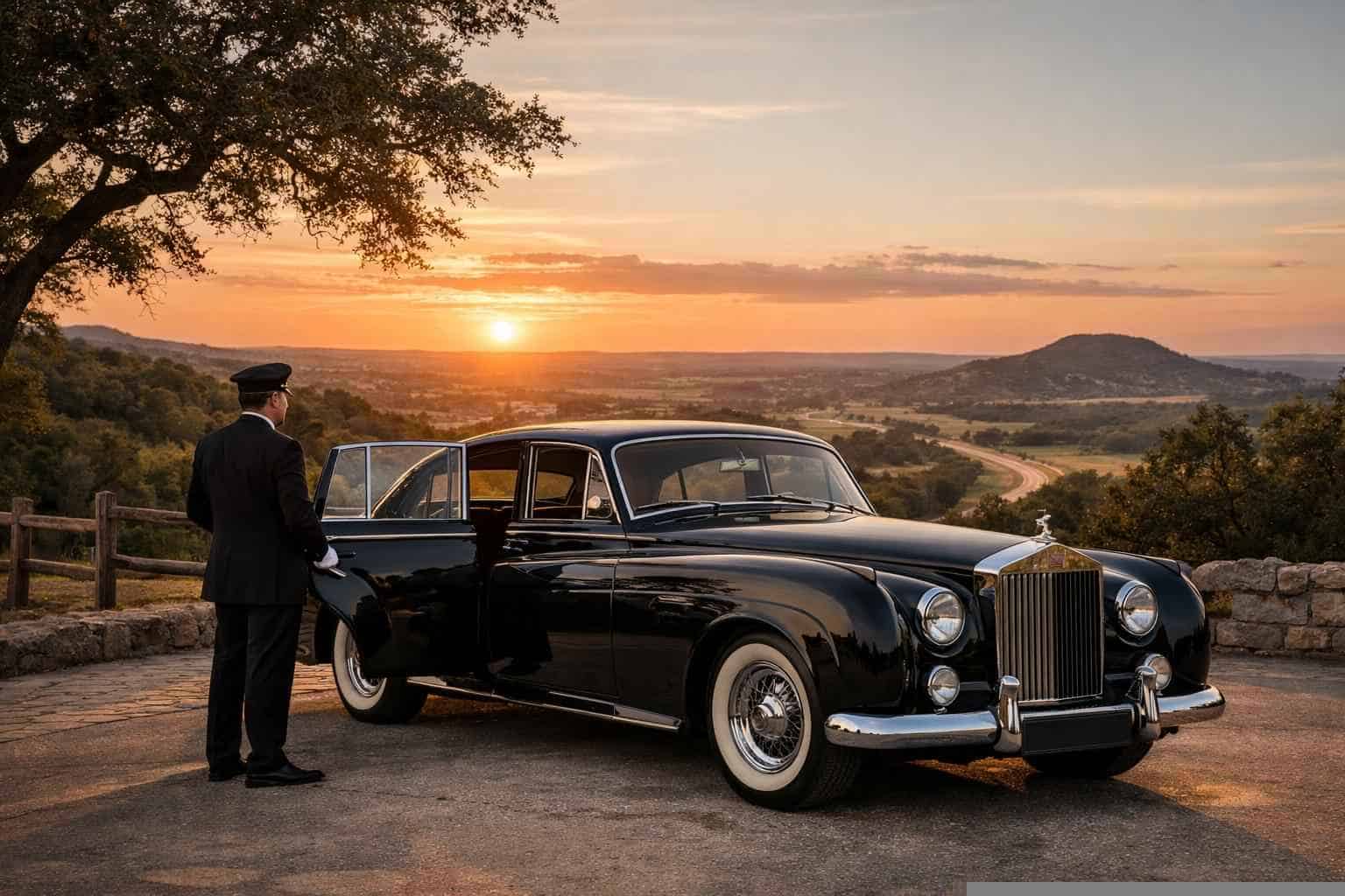 Luxury Classic Car Chauffeur Service in Bulverde Texas