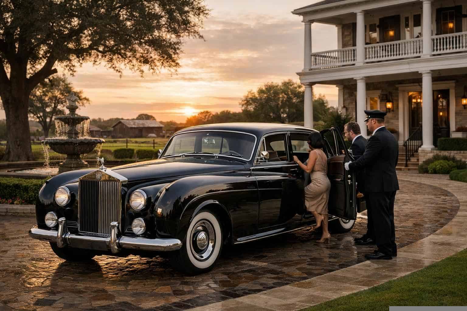 Luxury Classic Car Chauffeur Service in Cibolo Texas