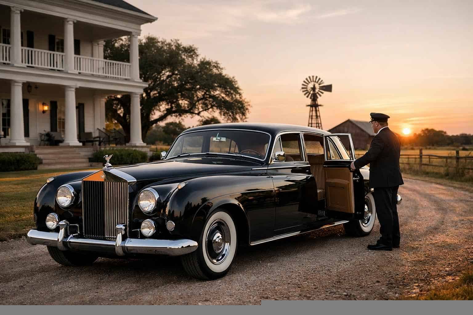 Luxury Classic Car Chauffeur Service in Floresville Texas