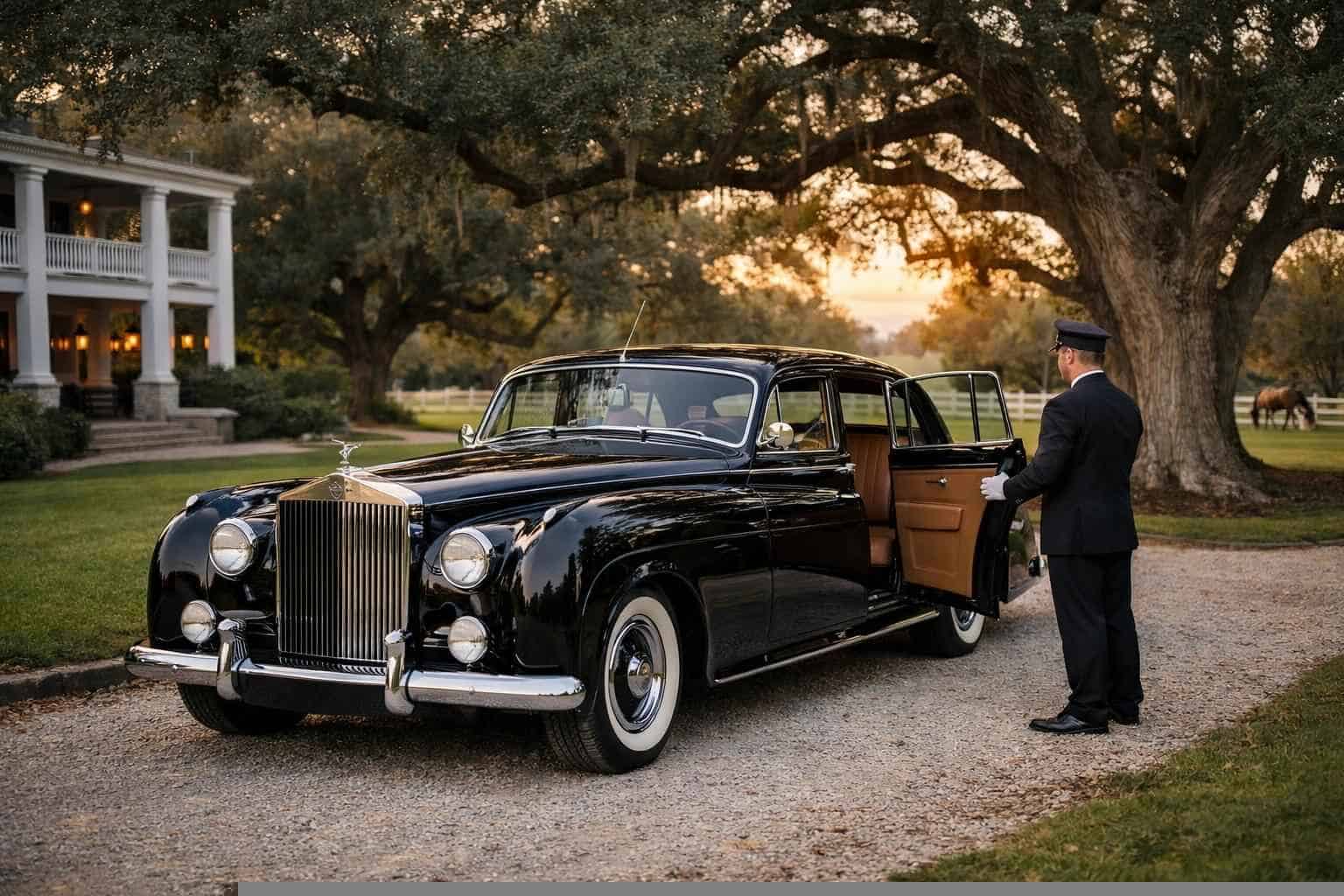 Luxury Classic Car Chauffeur Service in Live Oak Texas