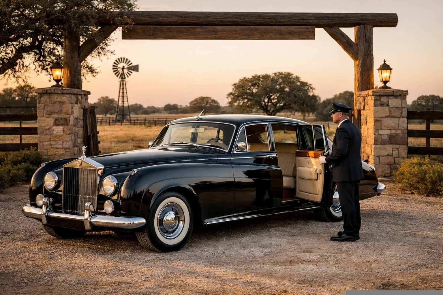 Luxury Classic Car Chauffeur Service in Pleasanton Texas