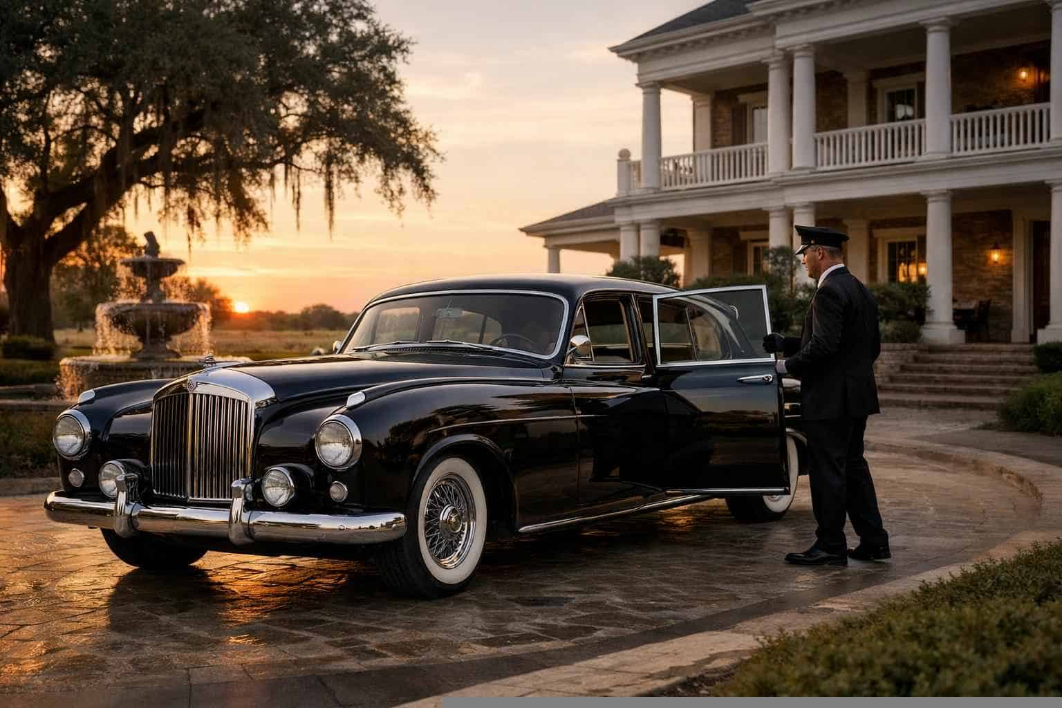 Luxury Classic Car Chauffeur Service in Selma Texas