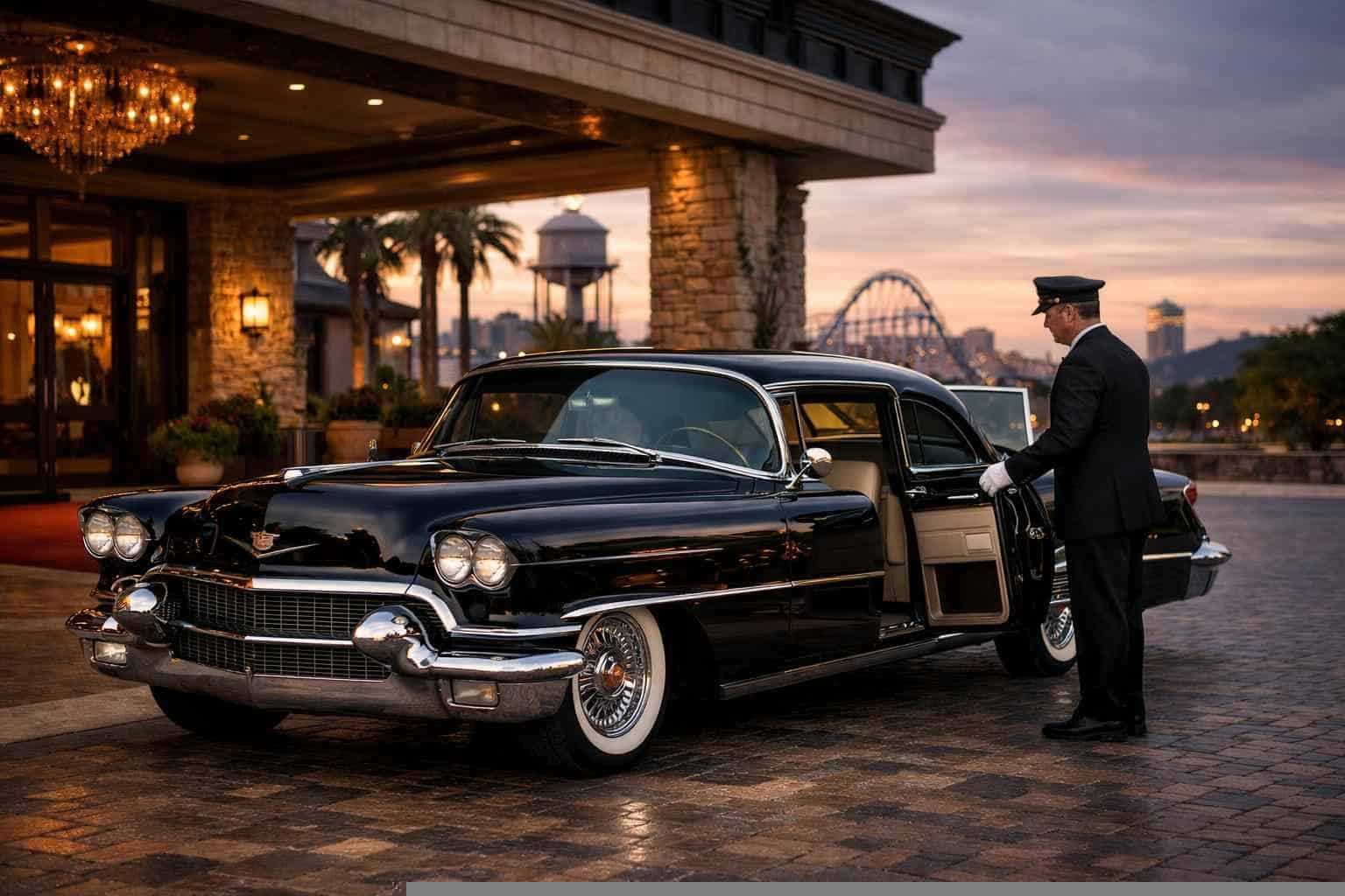 Luxury Classic Car Chauffeur Service in Universal City Texas