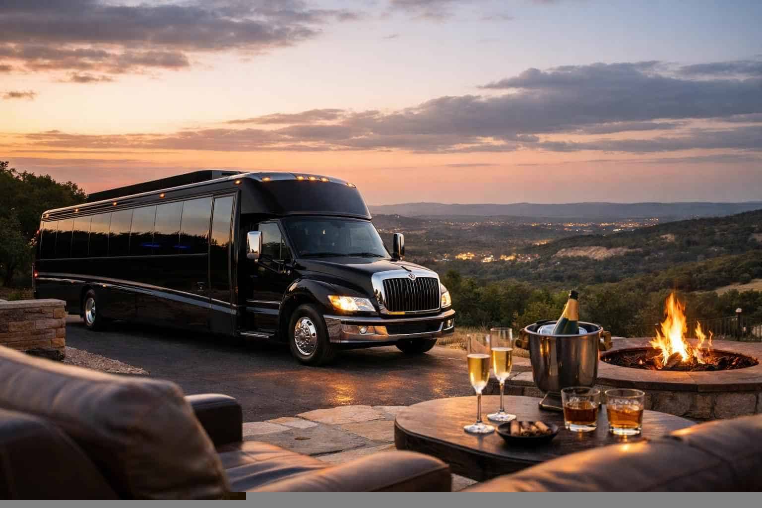 Luxury Limo Bus Rental in Bulverde Texas