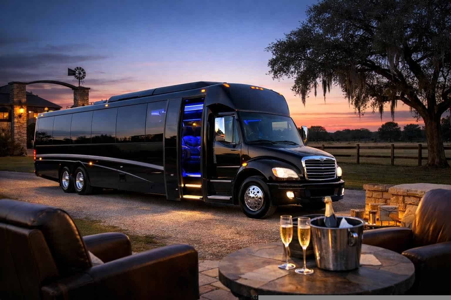 Luxury Limo Bus Rental in Floresville Texas