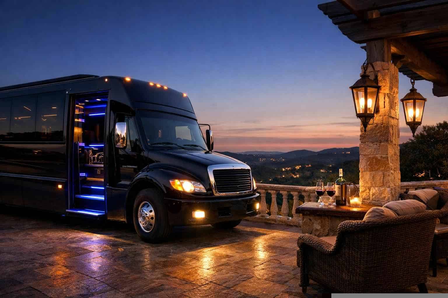 Luxury Limo Bus Rental in Helotes Texas