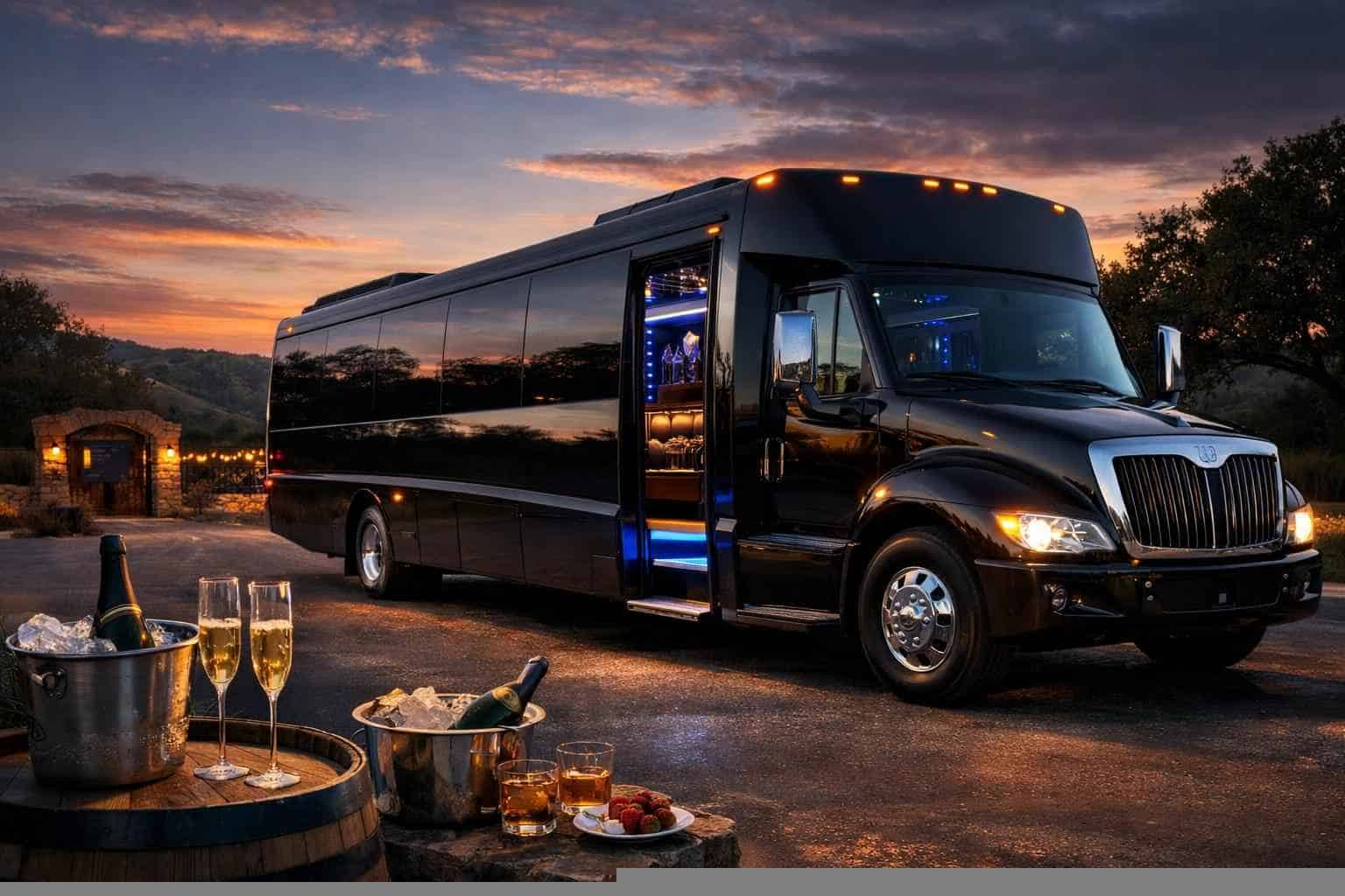 Luxury Party Bus Rental in Bulverde Texas